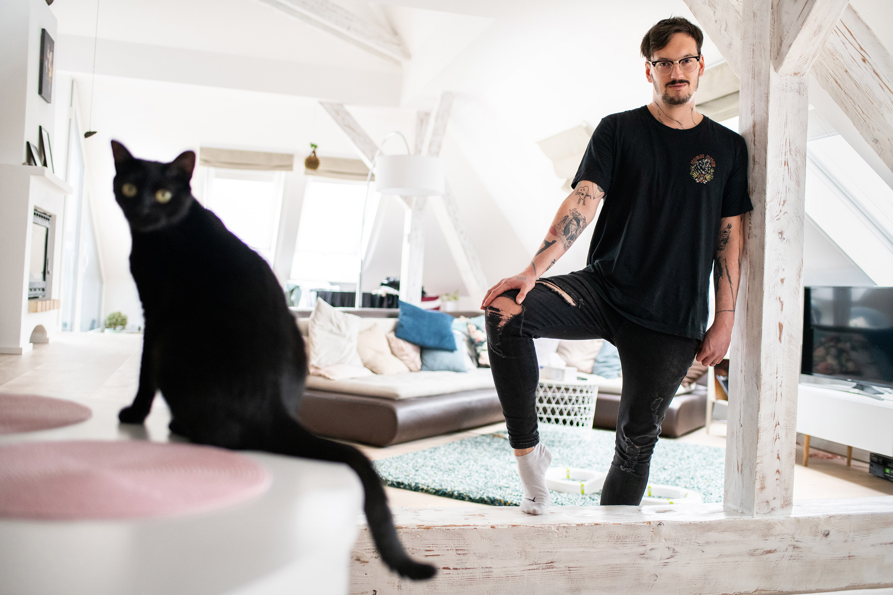 Hudebník a reklamní kreativec Martyn Starý, květen 2021