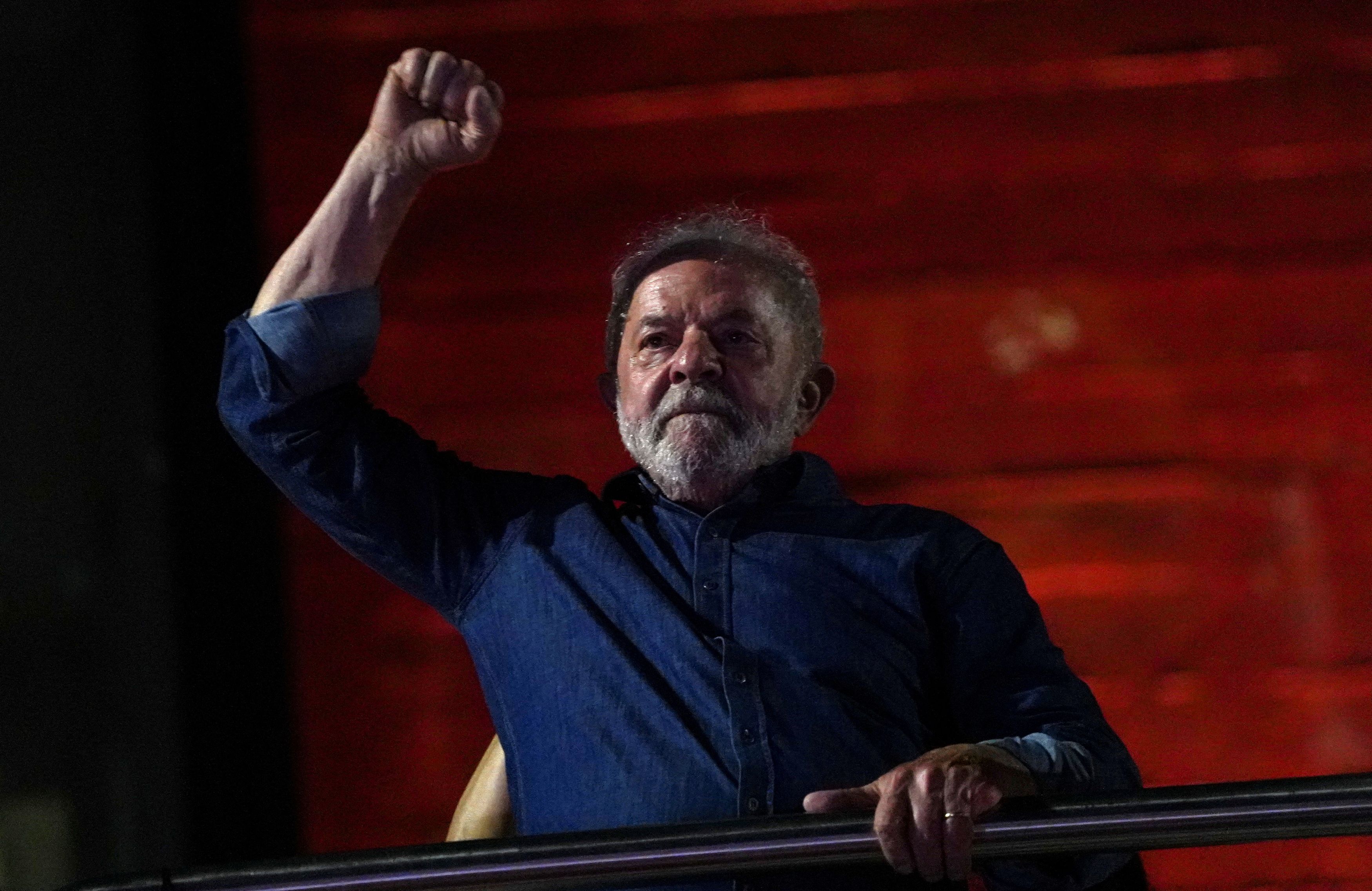Luiz Inacio Lula da Silva reaguje na výsledky voleb