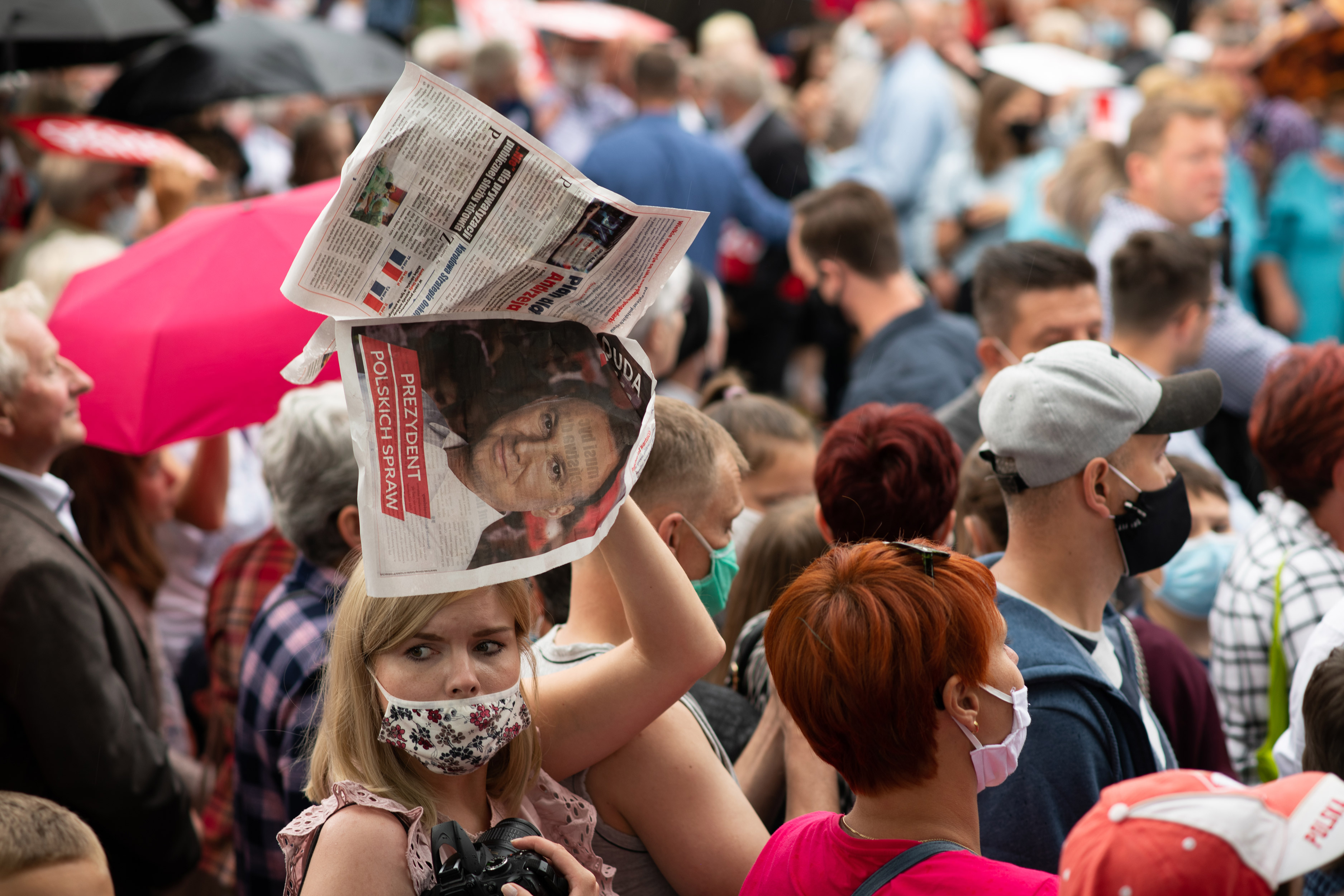 Setkání Andrzeje Dudy s voliči v Białe Podlaskie