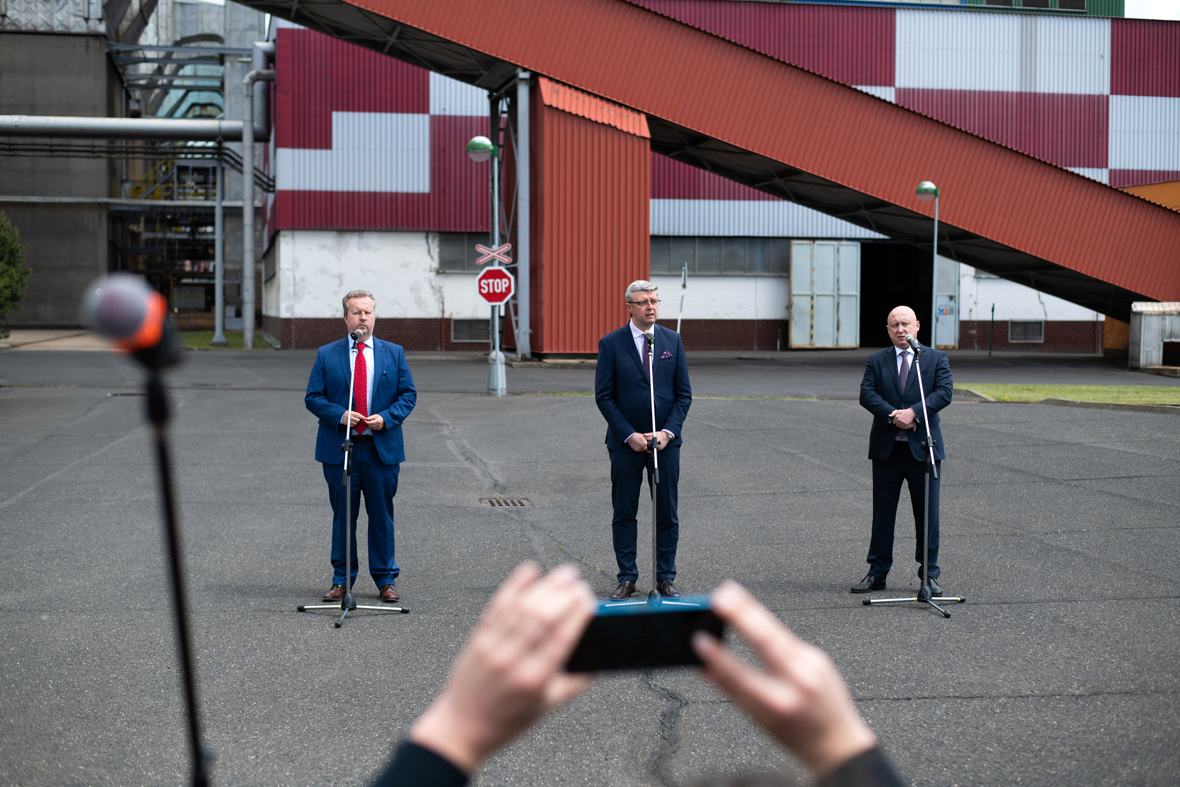 Tisková konference k uzavření Elektrárny Prunéřov I, červen 2020