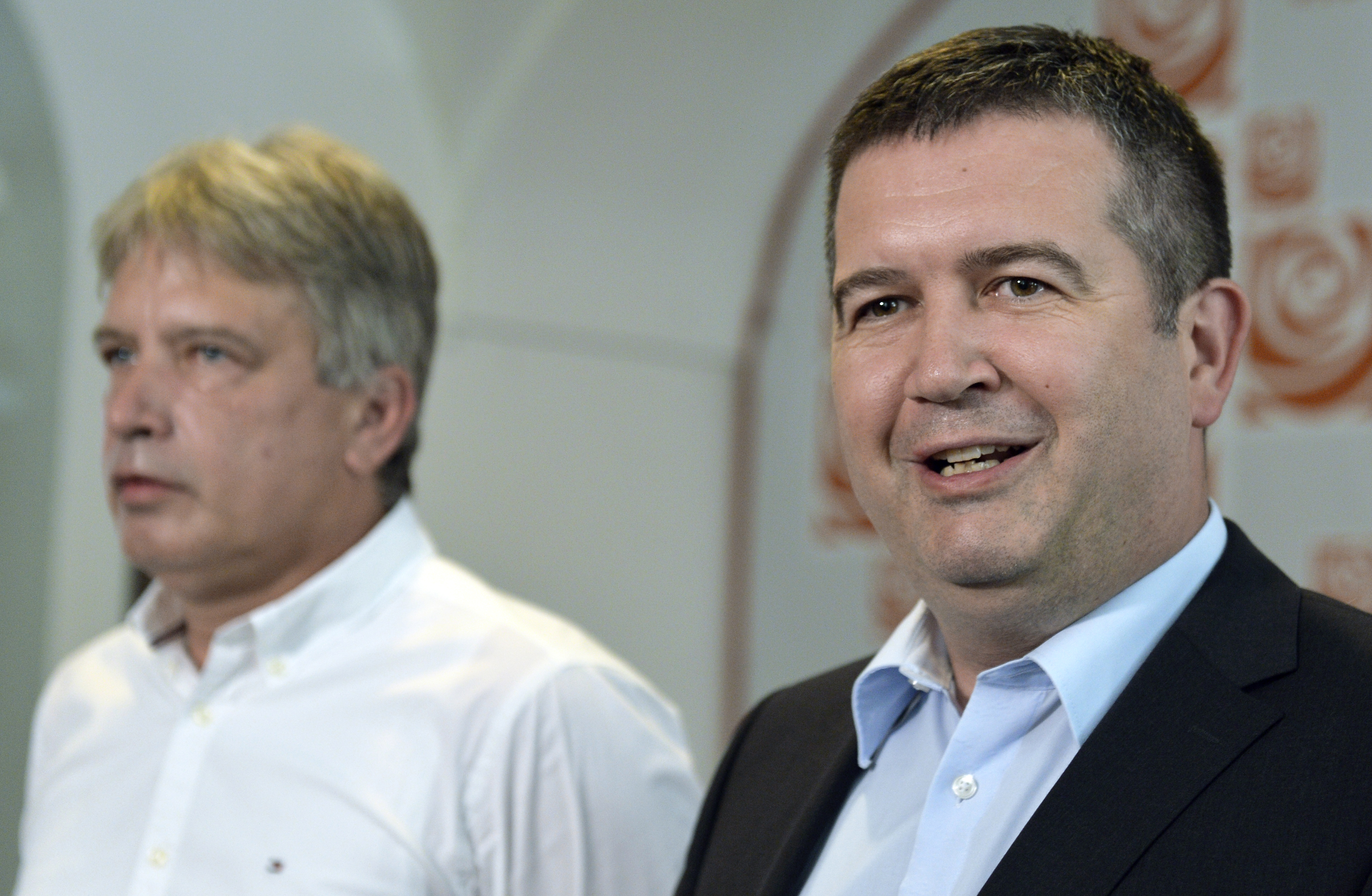 Jan Hamáček a Roman Onderka