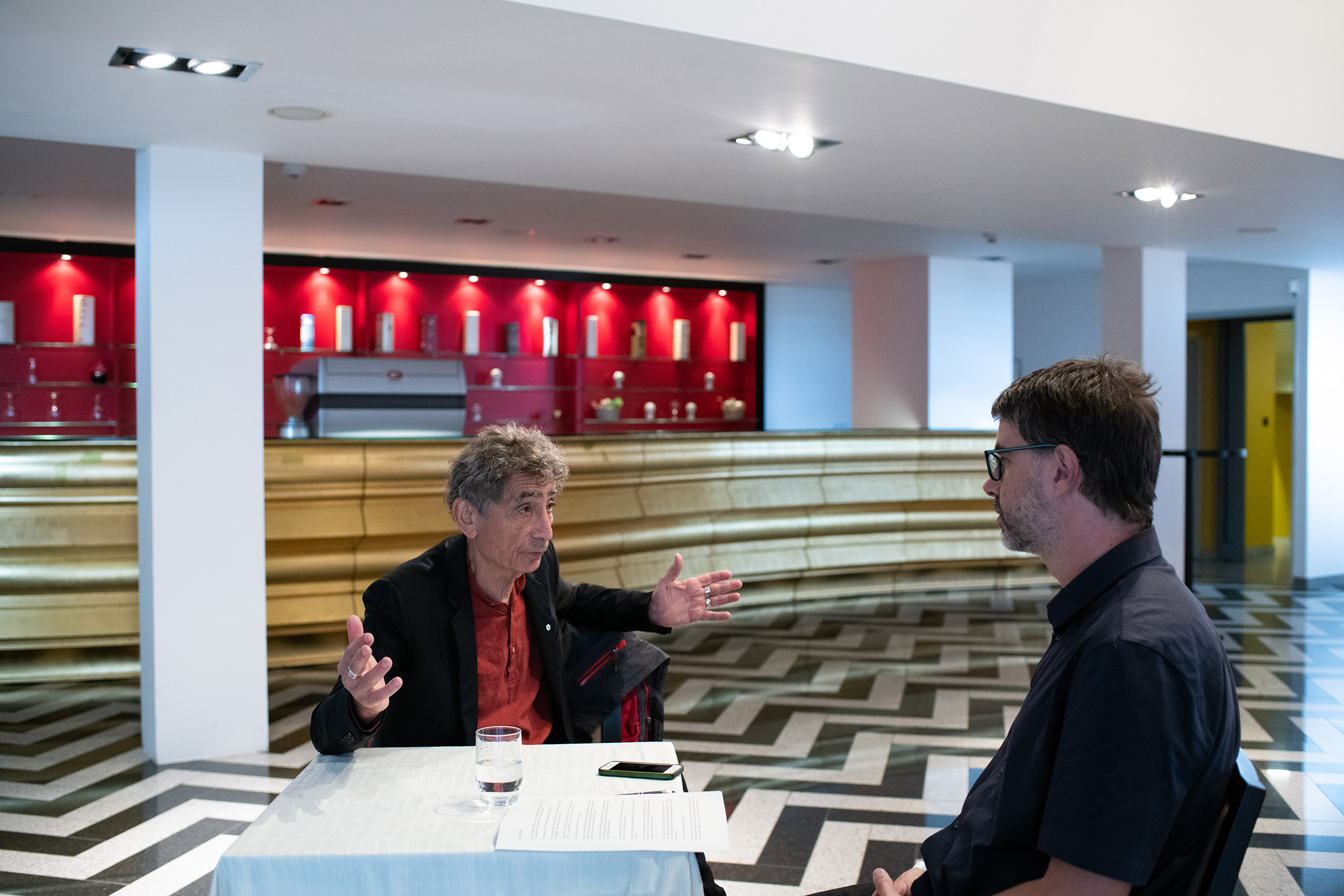 Petr Třešňák v rozhovoru s Gaborem Maté, Praha, květen 2022