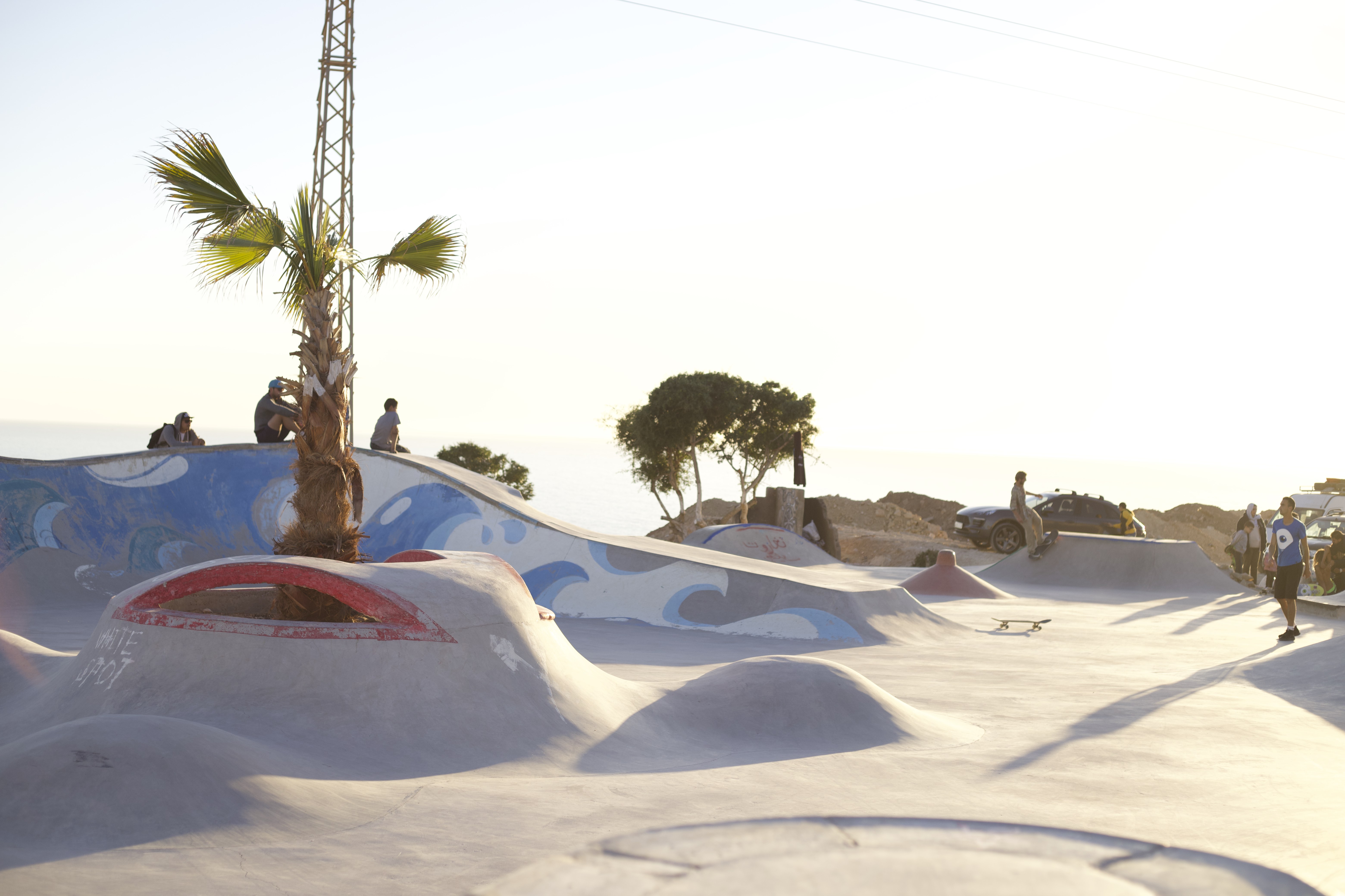 Skatepark v Taghazoutu