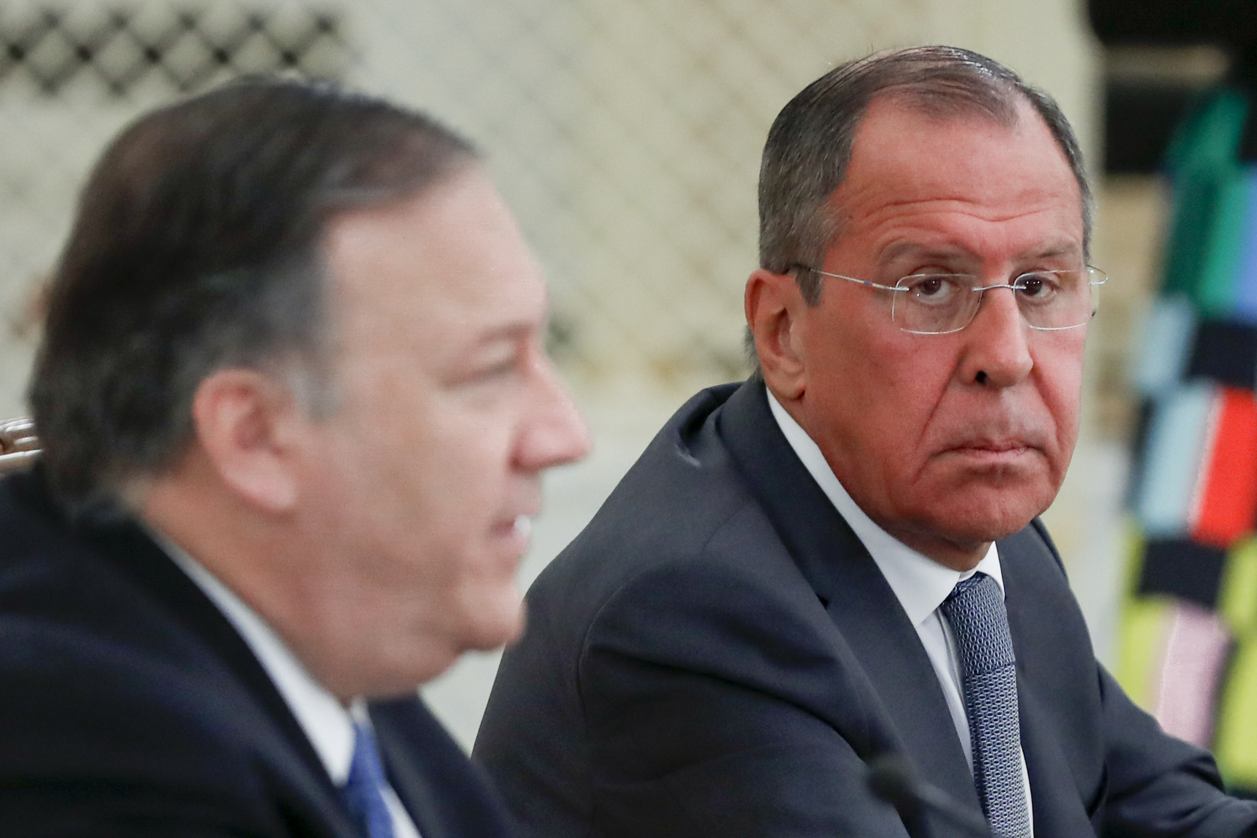Mike Pompeo a Sergej Lavrov; 2019 