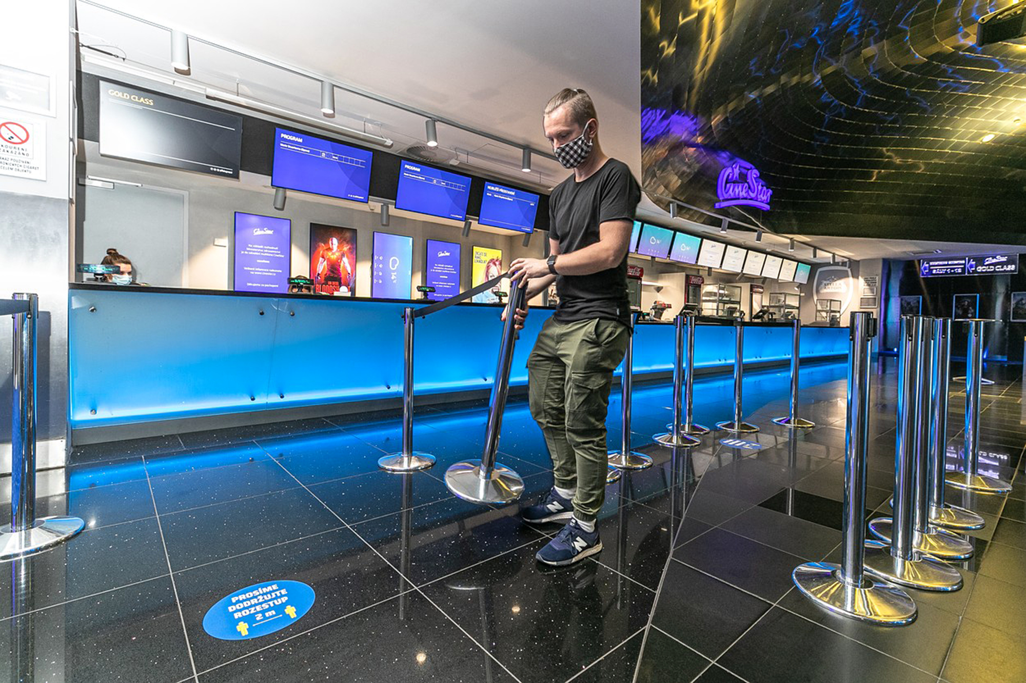 CineStar Anděl, dezinfekce a příprava na otevření