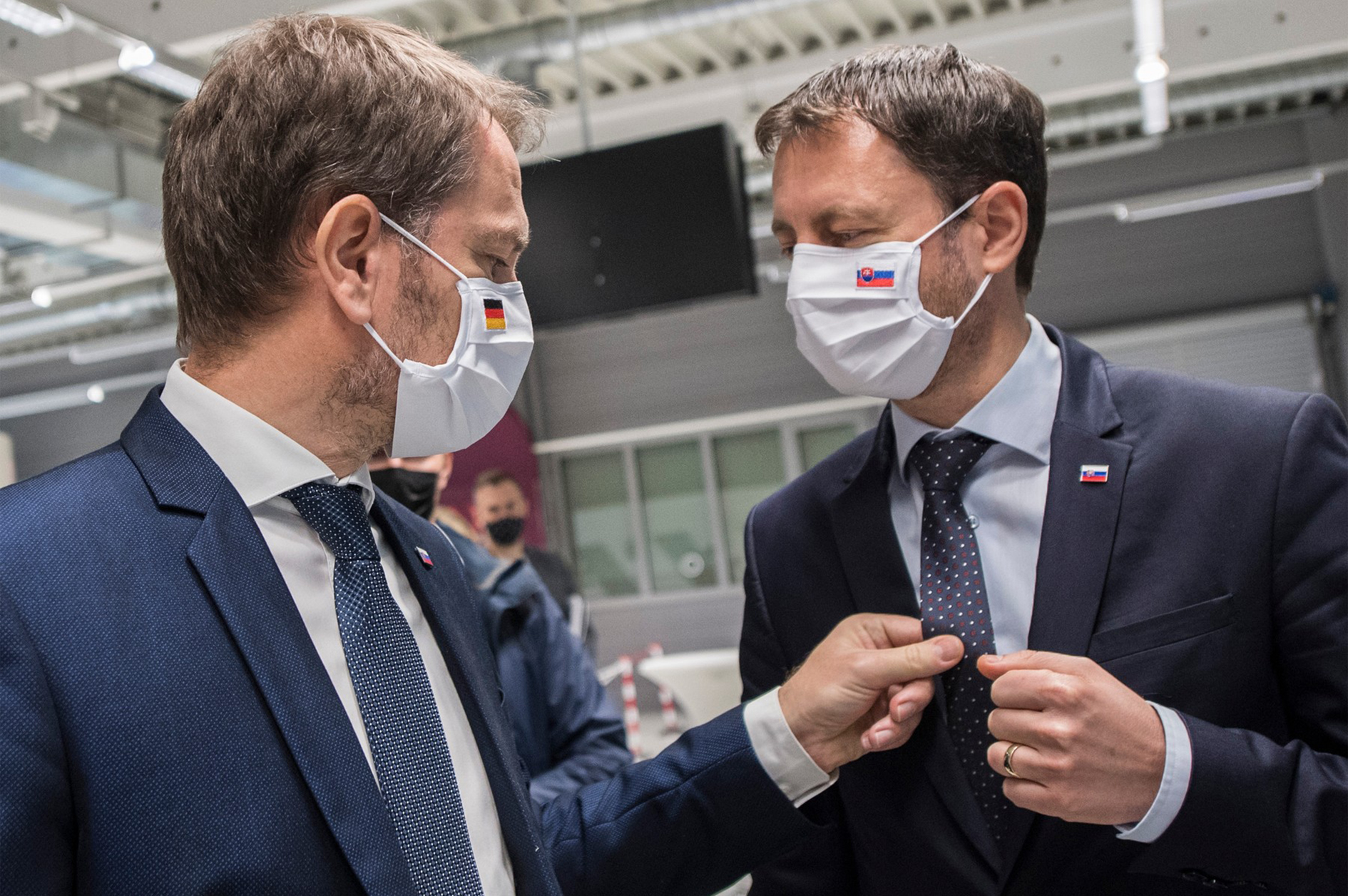 Eduard Heger a Igor Matovič 
