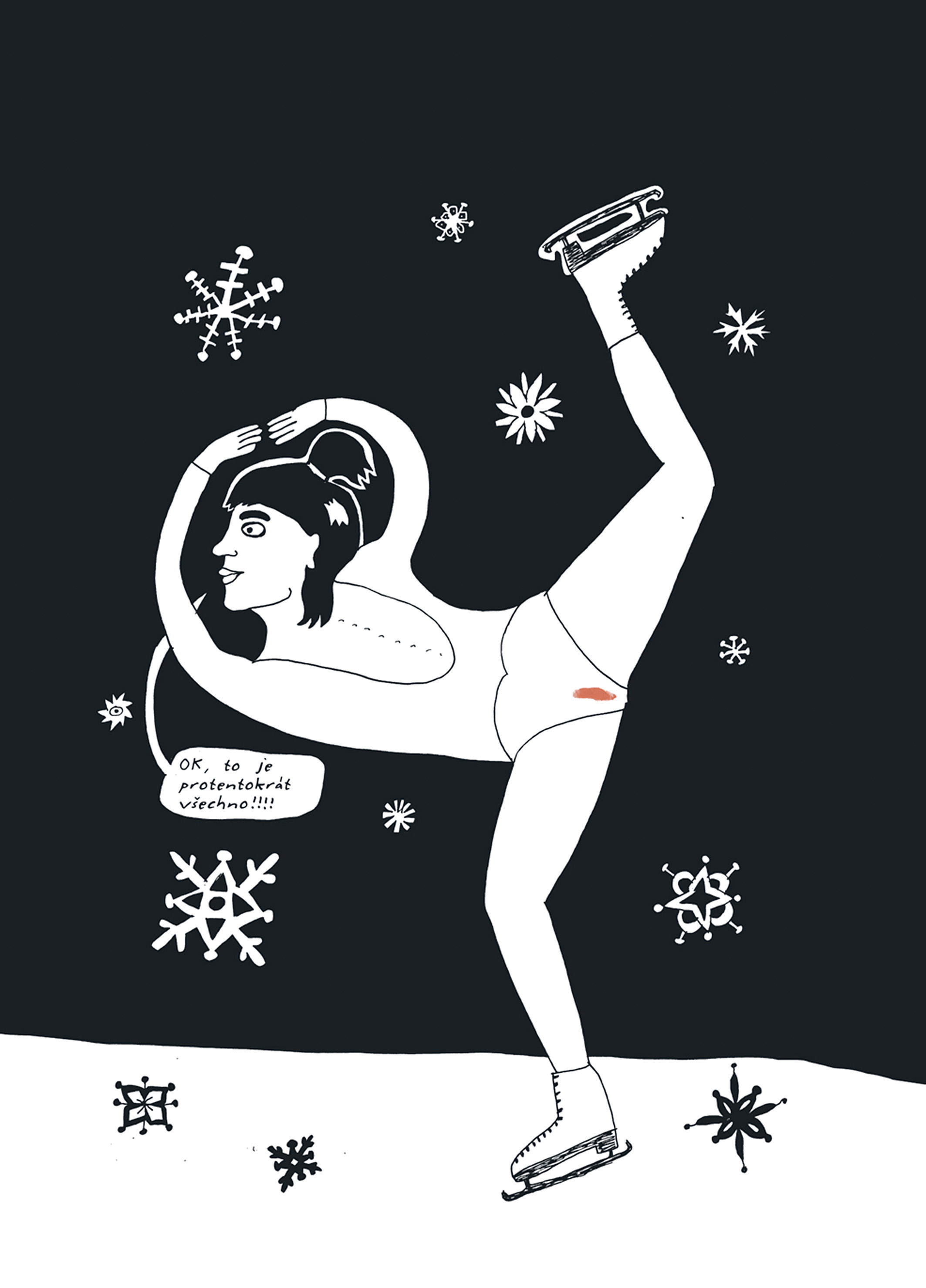 Kniha Ovoce poznání od Liv Stromquist přitáhla zájem a pozornost mimo jiné otevřeným zobrazováním menstruace ilustrační foto