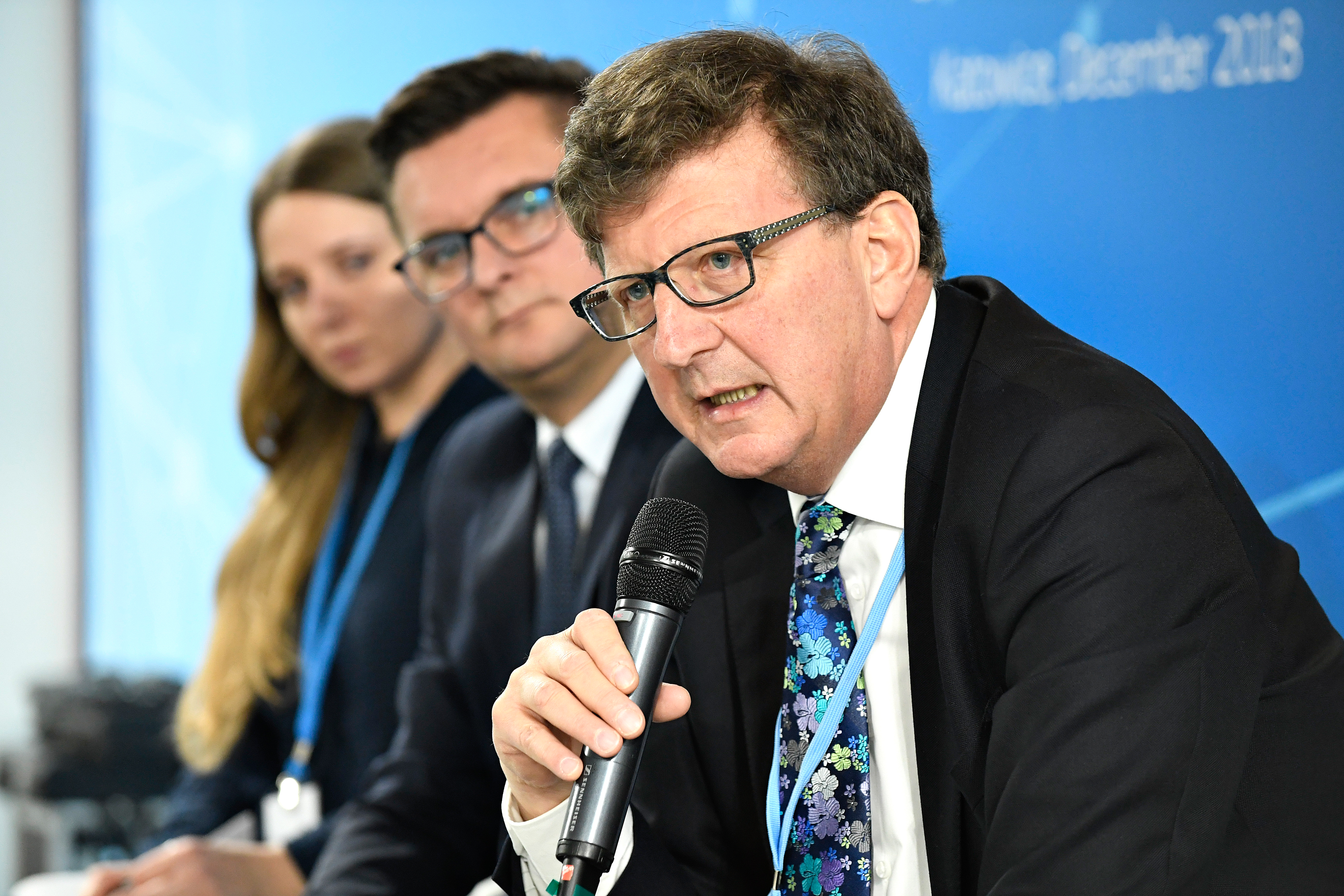 Katovice, 2018: Raffaele Mauro Petriccione na jednání organizace Global Covenant of Mayors for Climate and Energy 