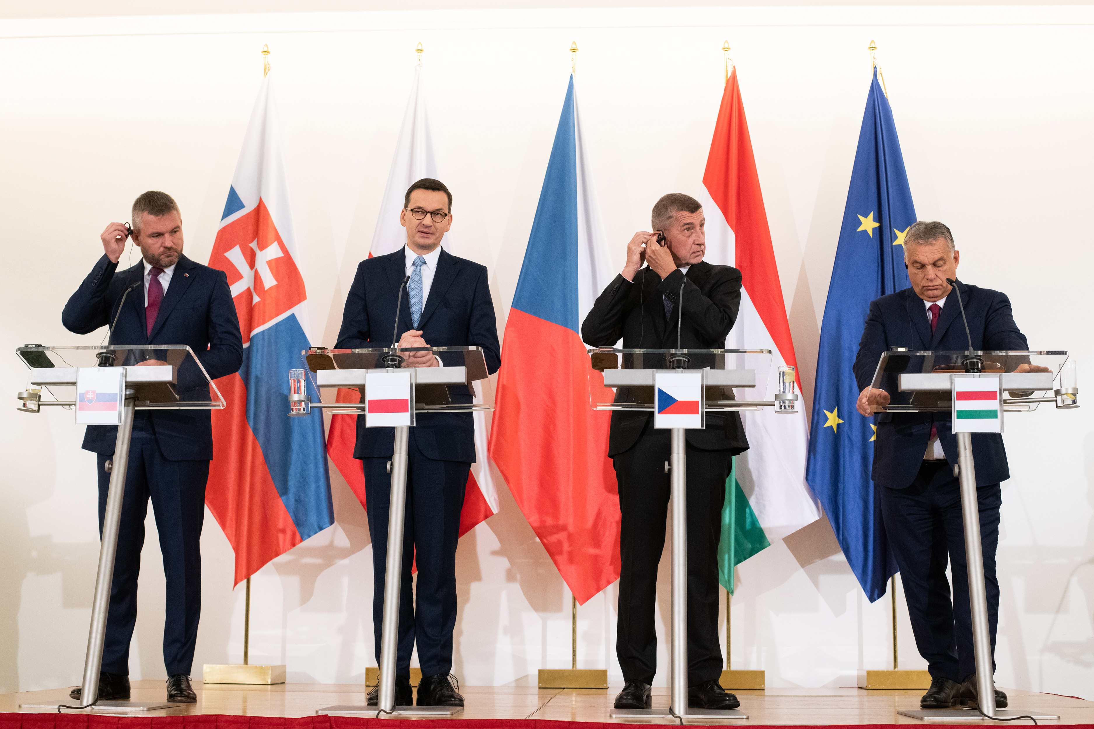 Summit V4 v Praze, listopad 2019