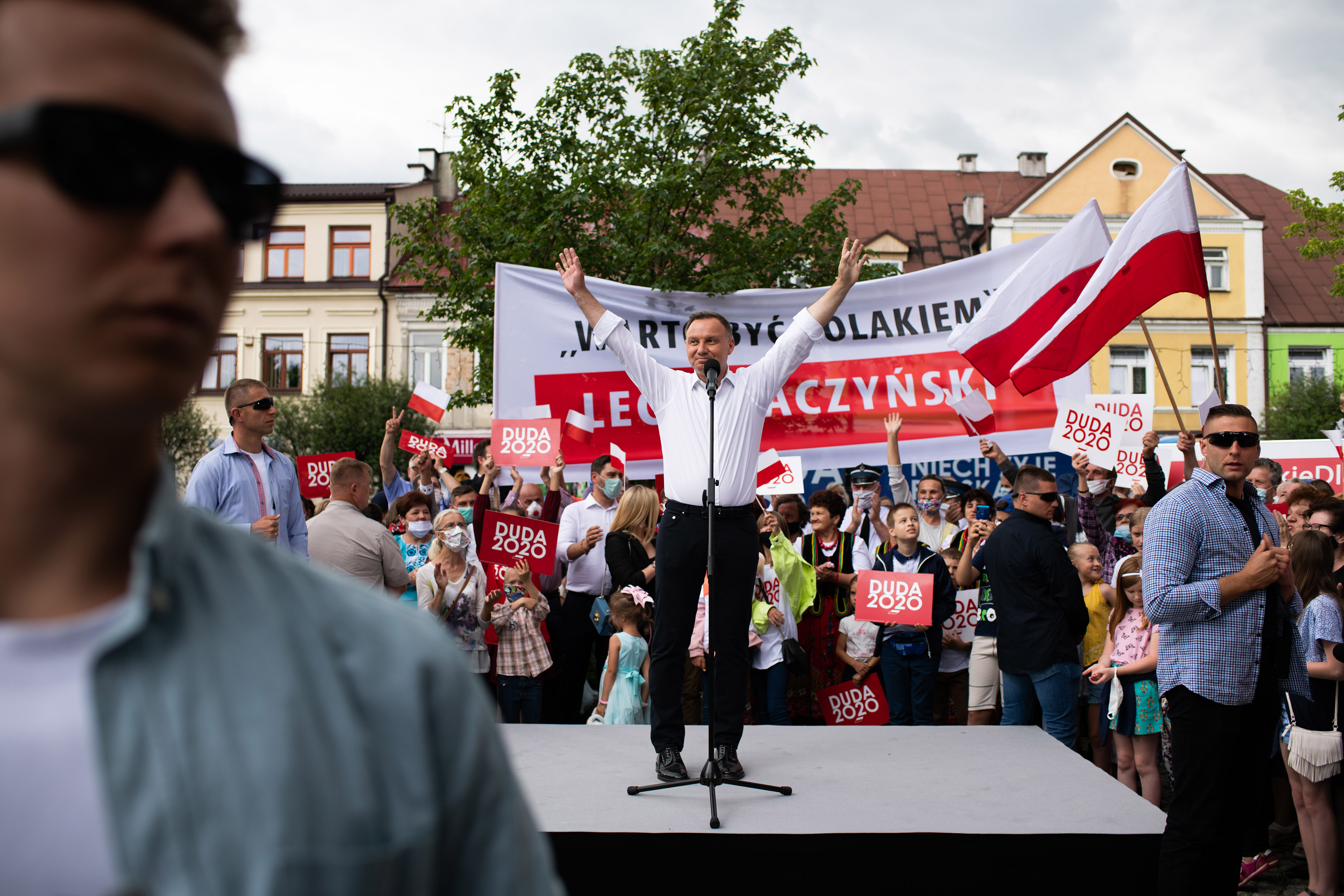 Setkání Andrzeje Dudy s voliči v Białe Podlaskie
