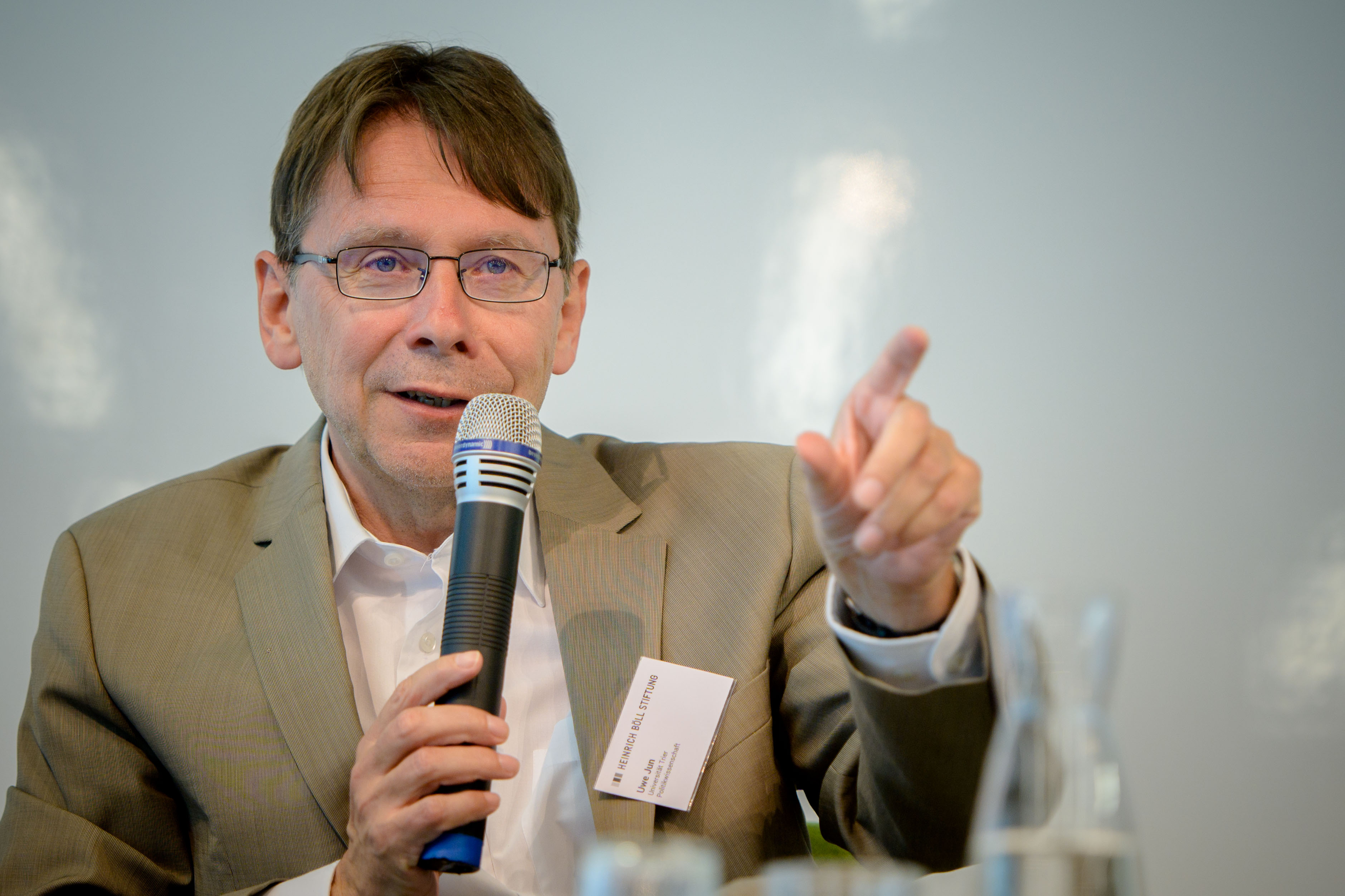 Uwe Jun (Prof. Vergleichende Politikwigssenschaft, Uni Trier) Foto: Stephan Röhl