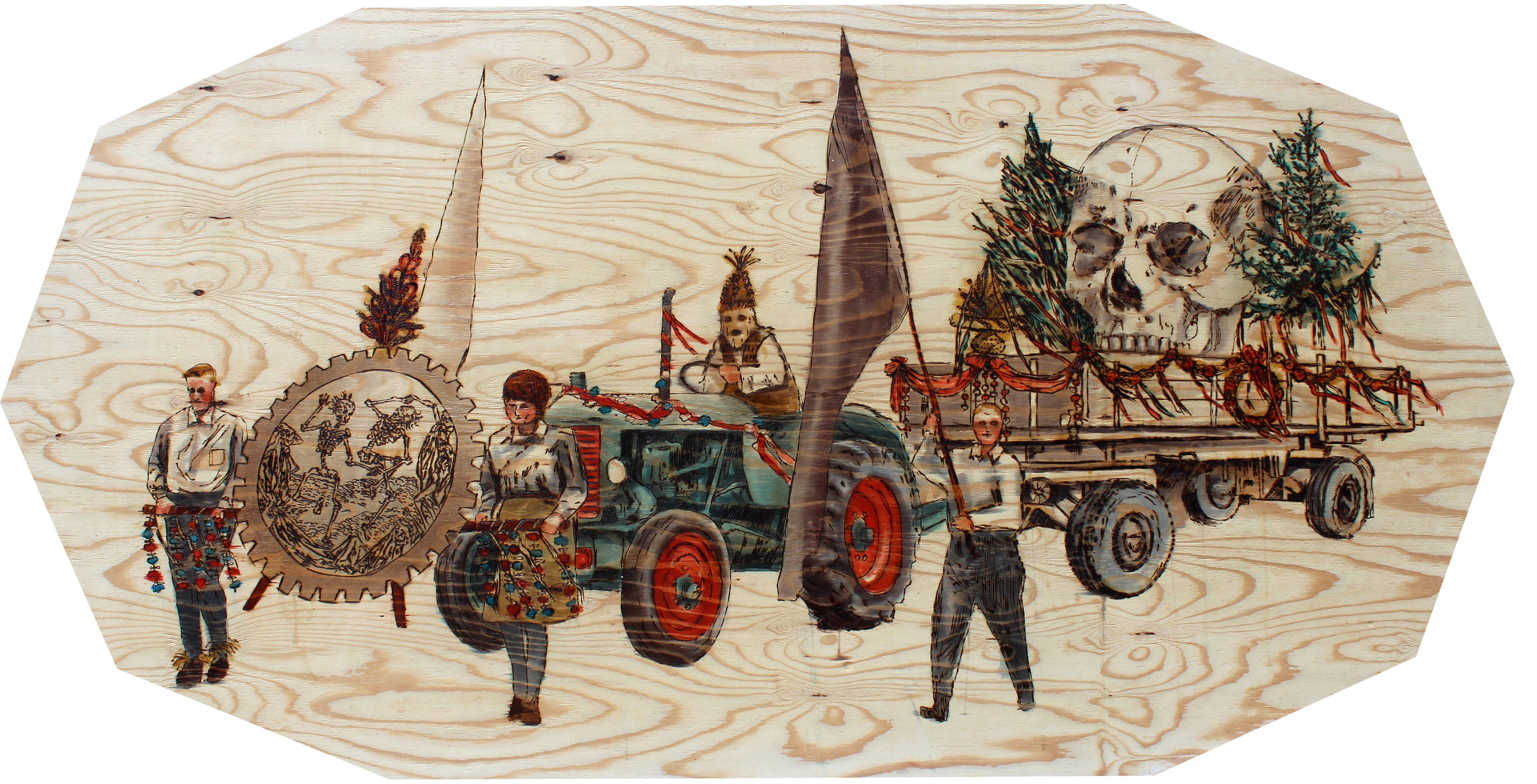 Mitríková & demjanovič: Alegorický vůz, 2013