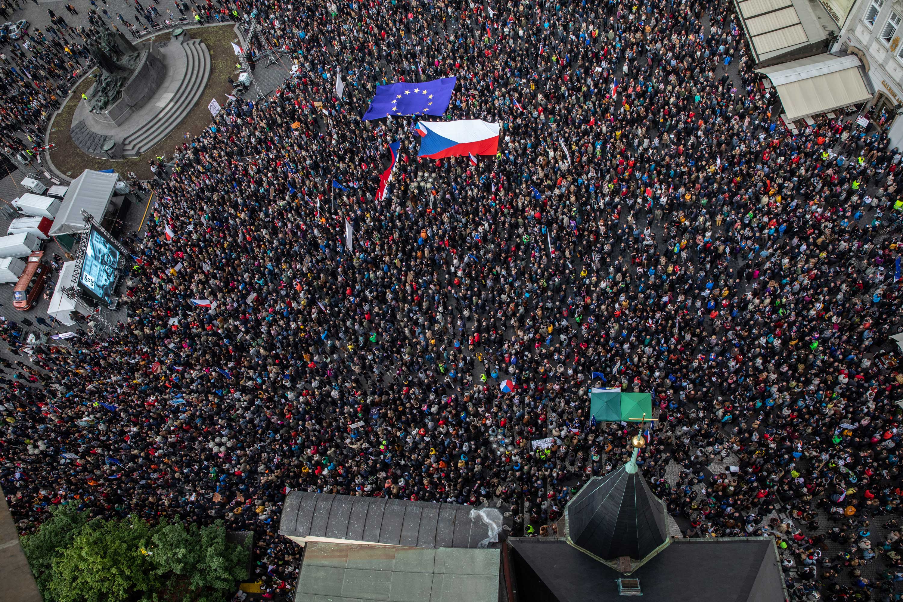 Demonstrace, Praha, květen 2019
