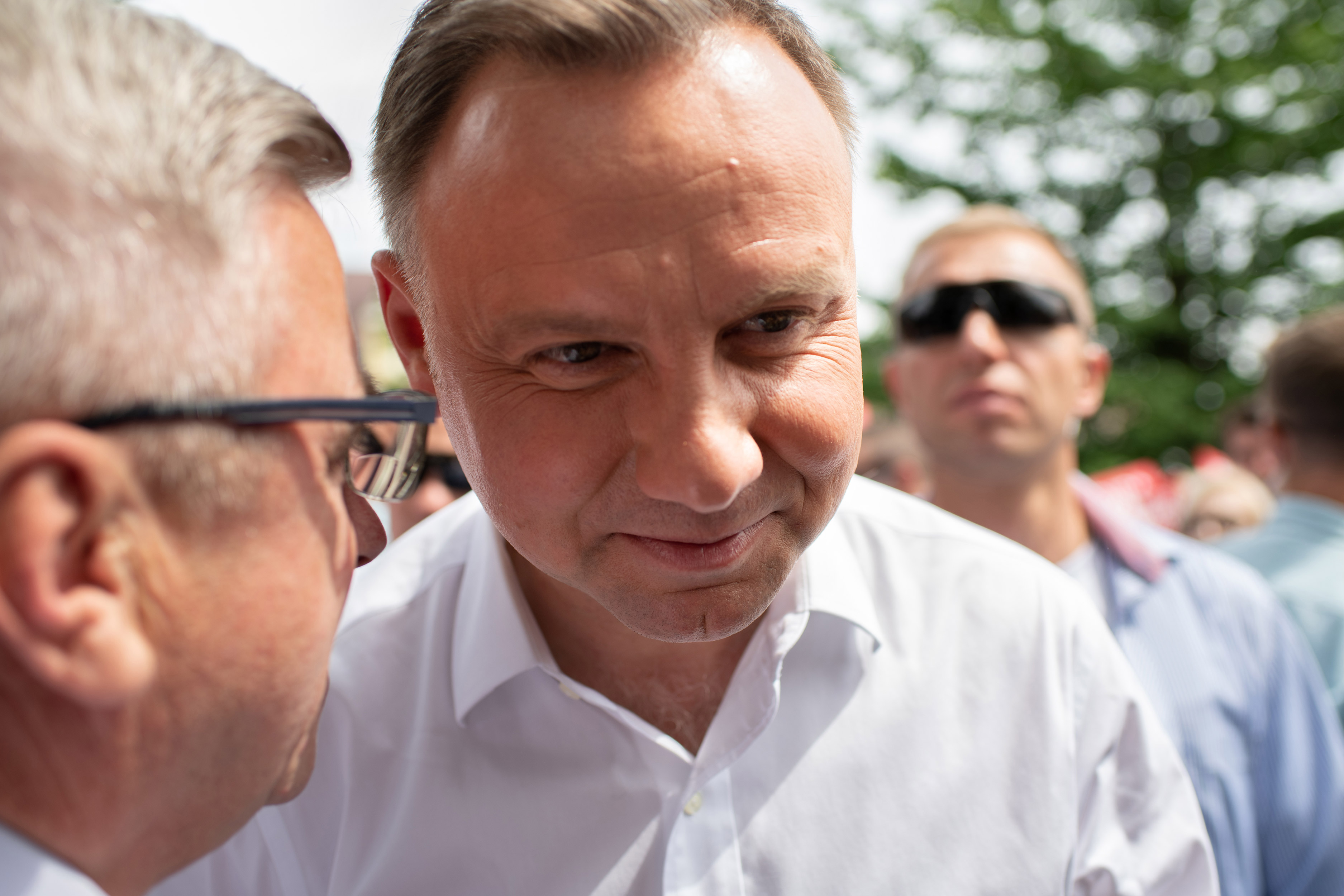 Setkání Andrzeje Dudy s voliči v Białe Podlaskie