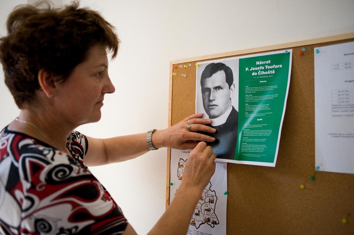 Věra Kovandová, iniciátorka oprav číhošťského kostela.