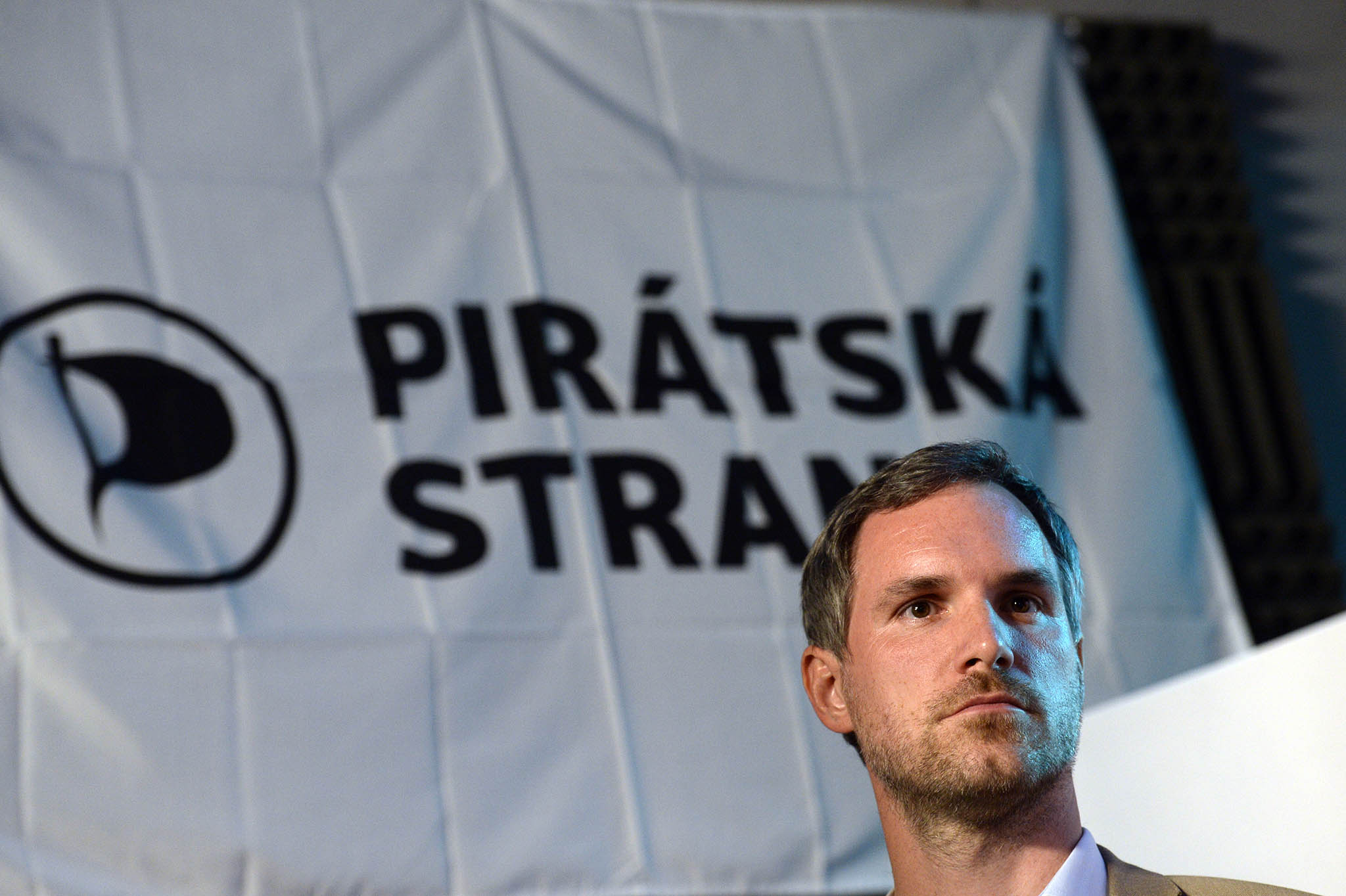 Zdeněk Hřib ve volebním štábu