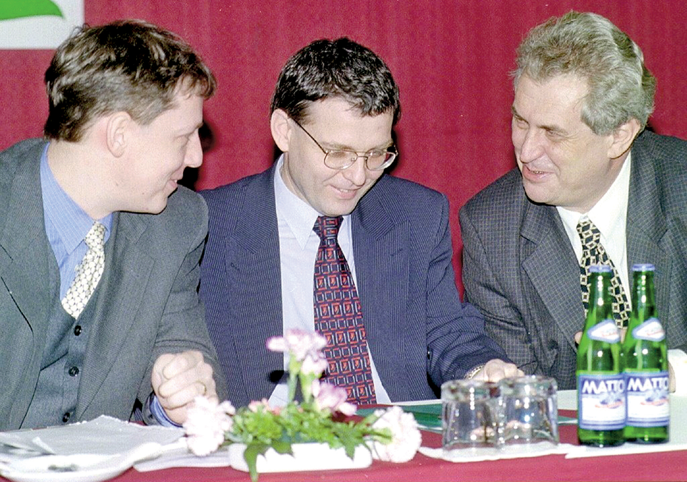Stanislav Gross, Lubomír Zaorálek a Miloš Zeman