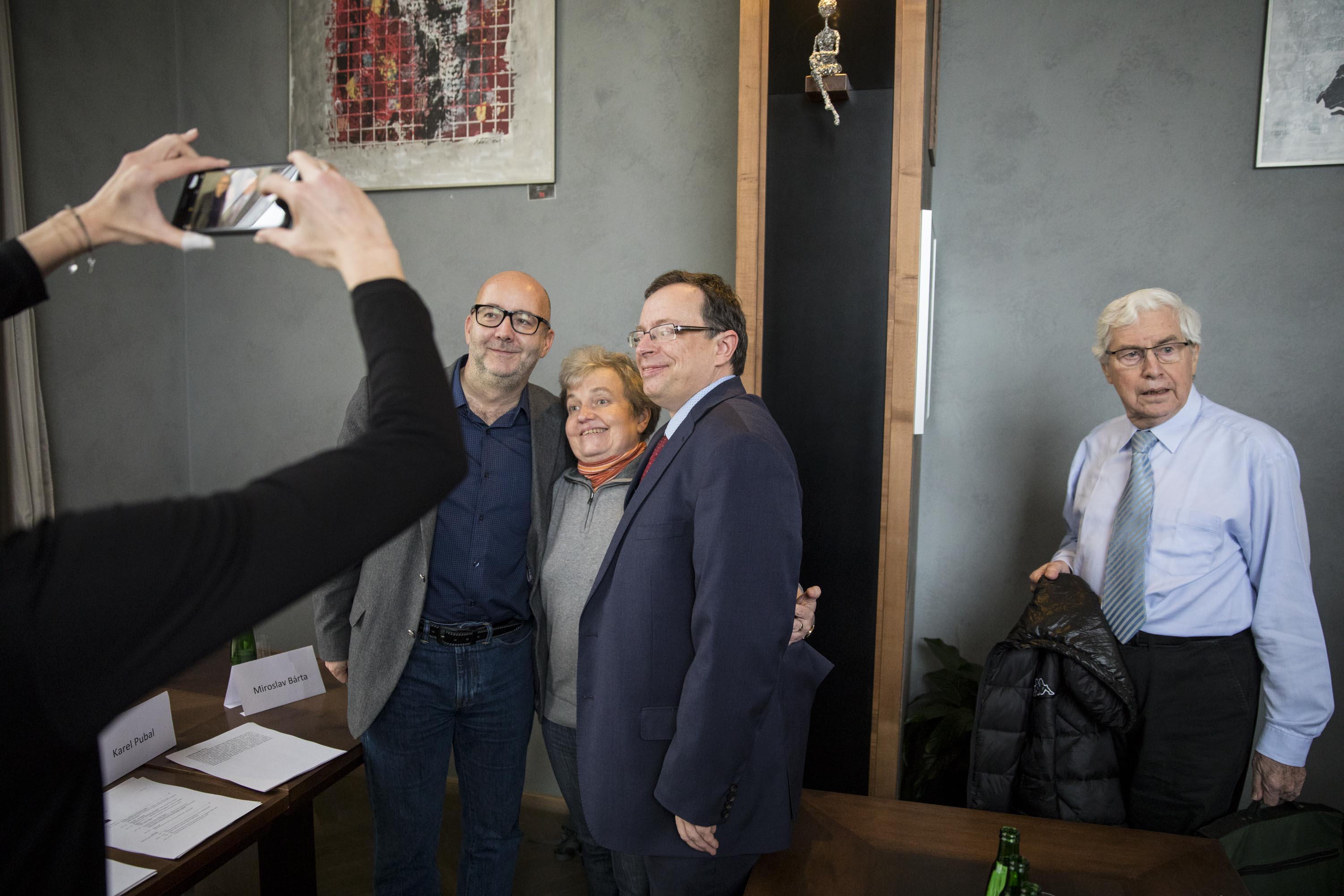 Jiří Drahoš představil svůj prezidentský tým. 8.1. 2018