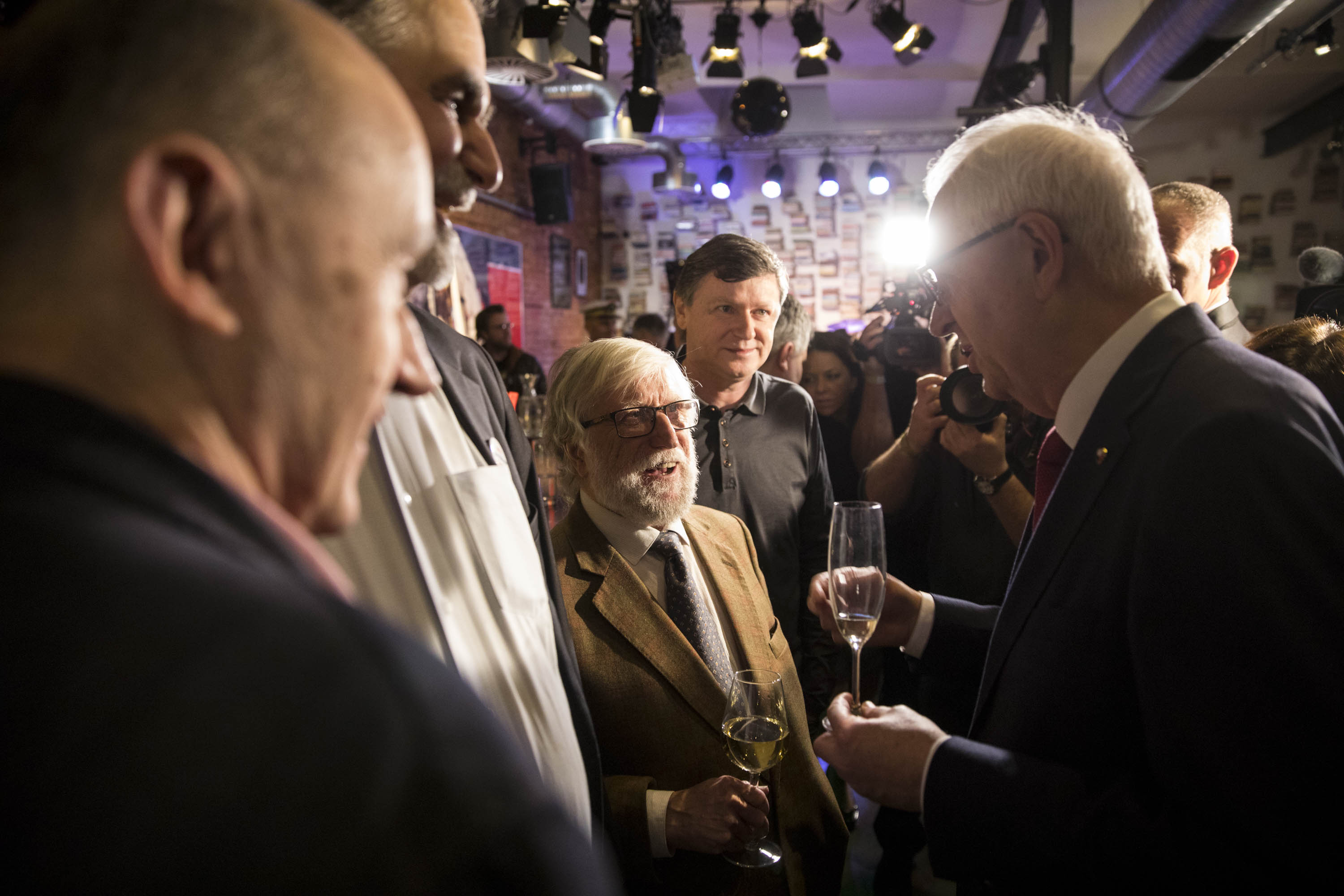Ivan Havel ve volebním štábu Jiřího Drahoše.