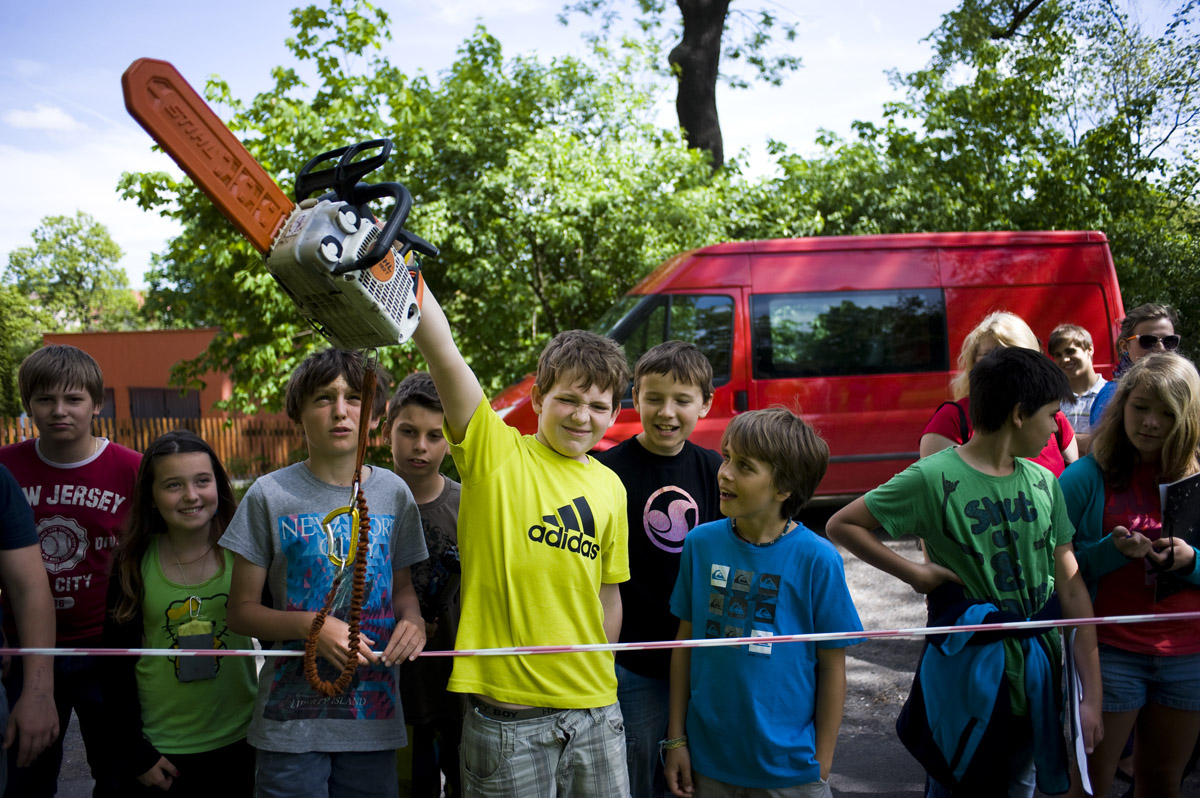 představení Arboristů, Dobříš, květen, 2013