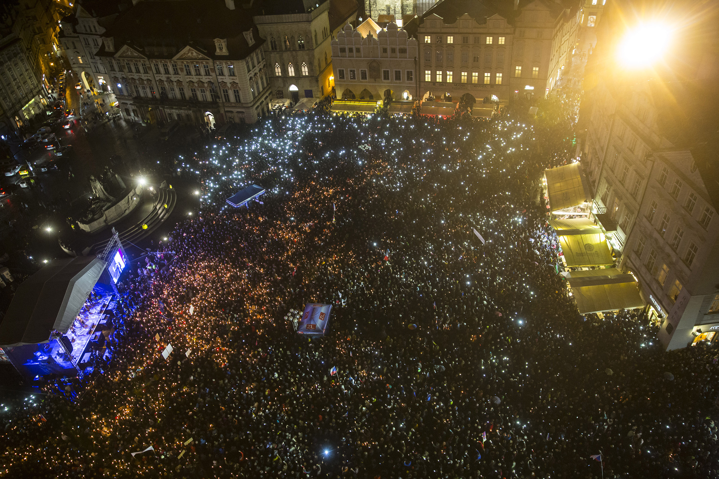 28. říjen 2016 na Staroměstském náměstí v Praze