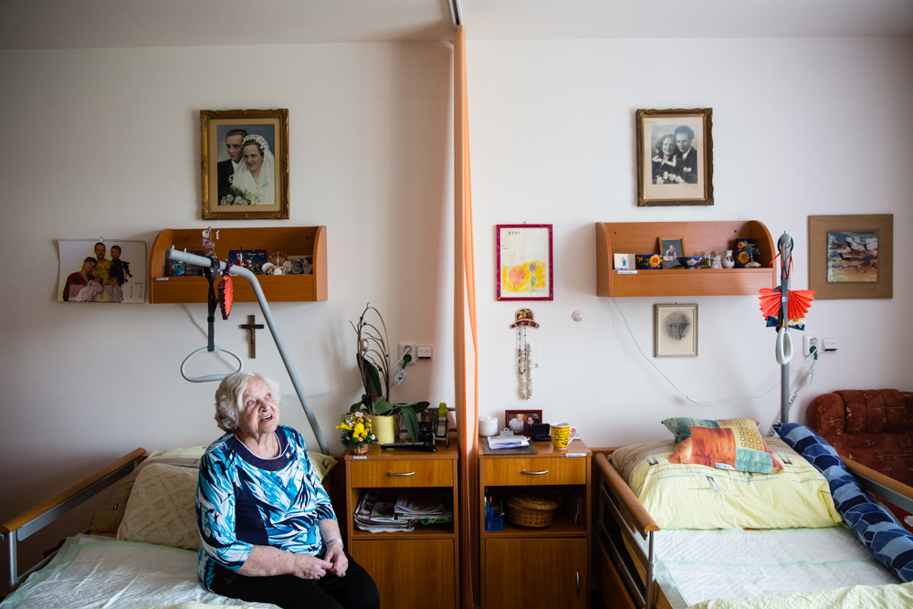 Pokoj jedné z klientek senior centra Blansko