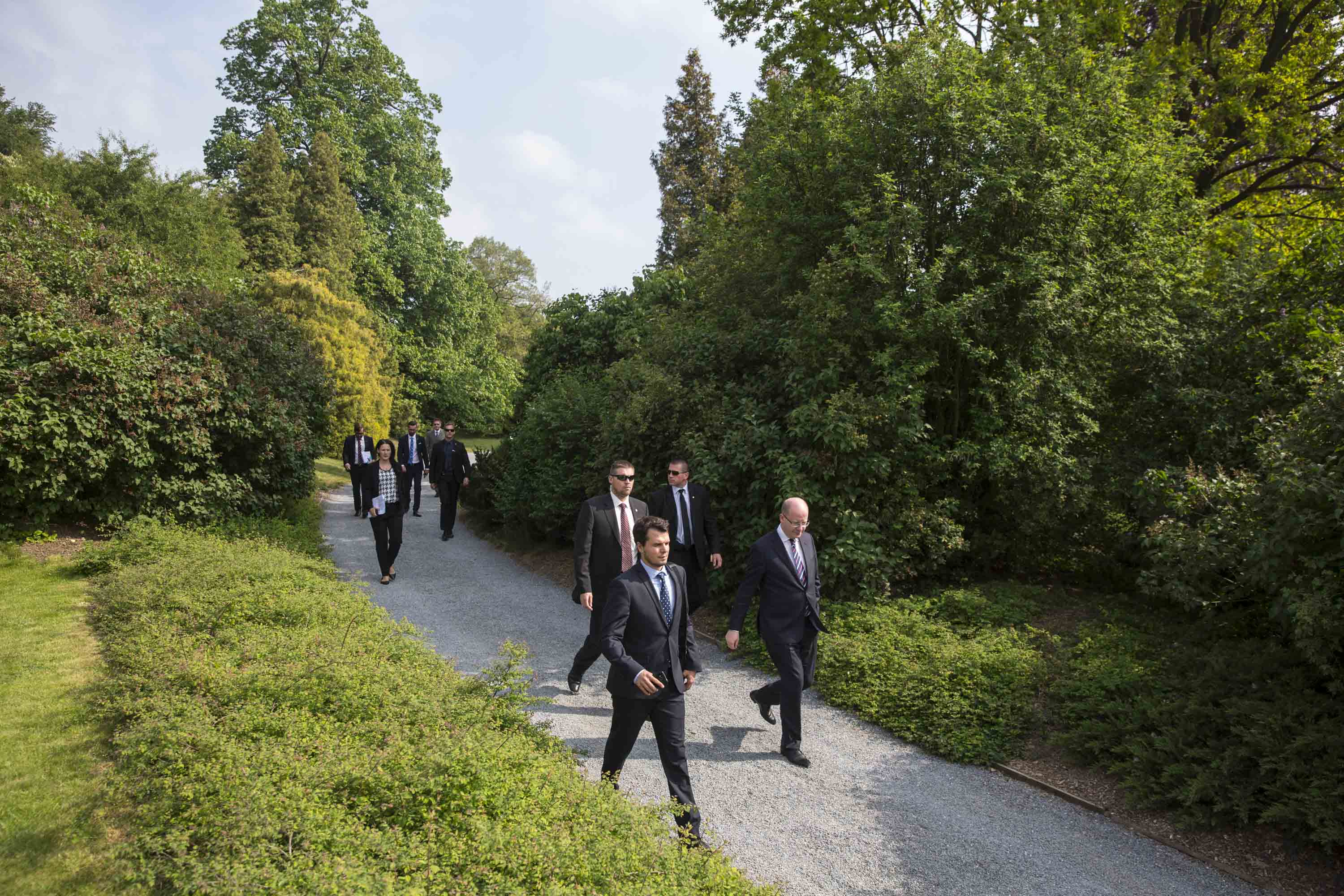 Setkání s podnikateli Olomouckého kraje na zámku v Čechách pod Kosířem