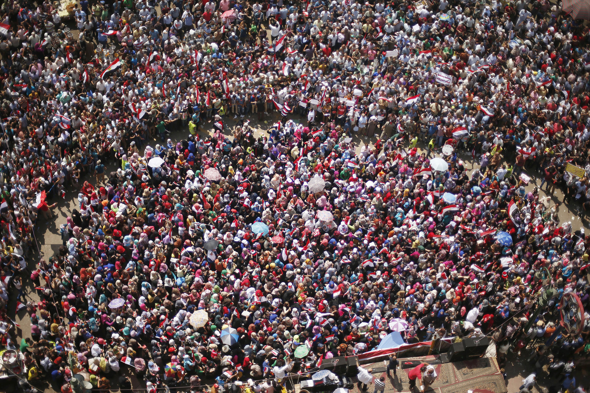Egypt, demonstrace; ilustrační foto