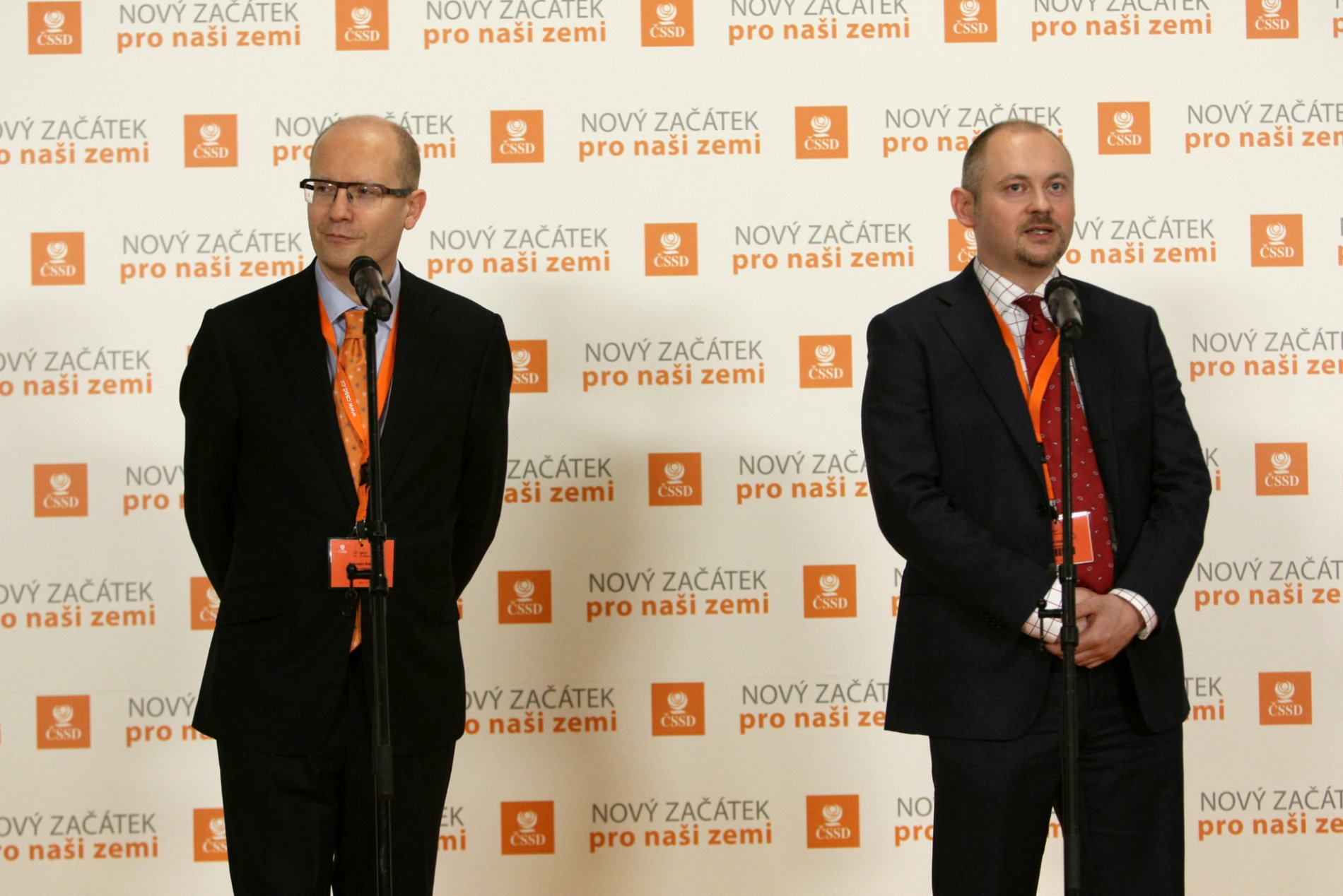 Bohuslav Sobotka a Michal Hašek