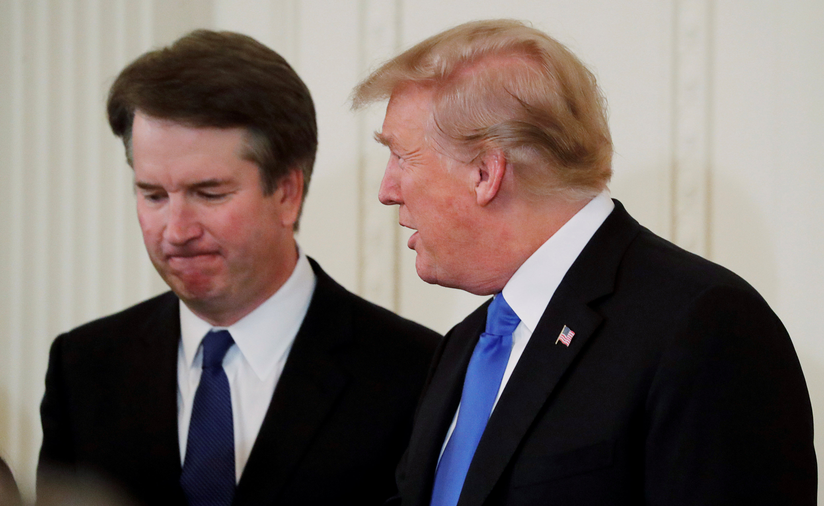 Prezident Trump a Brett Kavanaugh