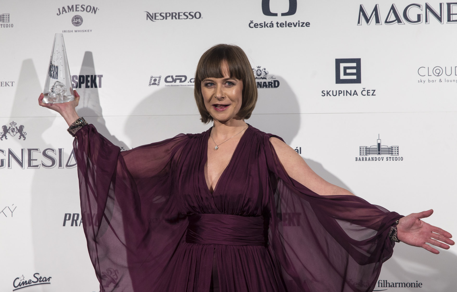 Cenu filmové a televizní akademie si odnesla i herečka Petra Špalková za hlavní roli ve filmu Jako nikdy.
