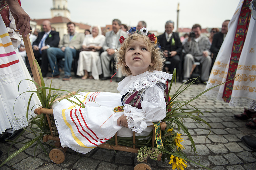 Věkový průměr krojovaného průvodu je rozhodně nižší než věkový průměr ČR - převládají lidé do třiceti let