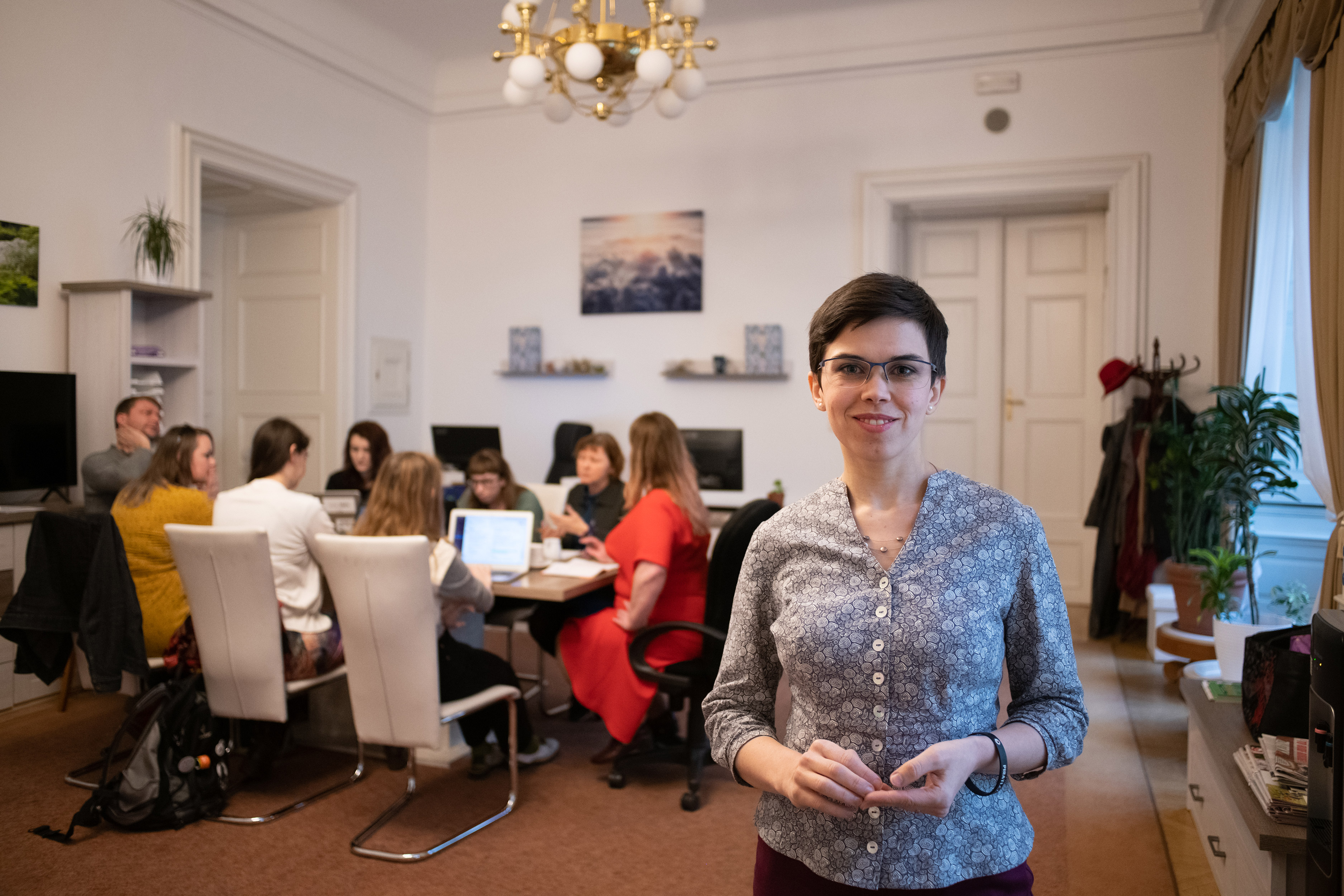 Poslankyně Olga Richterová, únor 2020