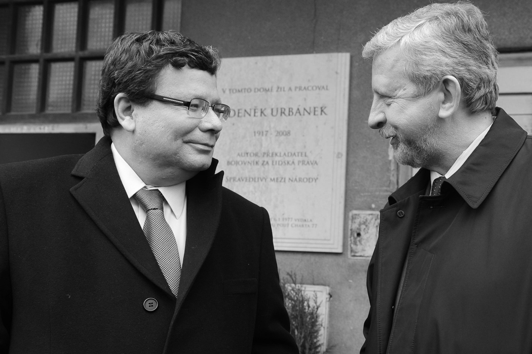 Alexandr Vondra a Alaksandar Milinkjevič