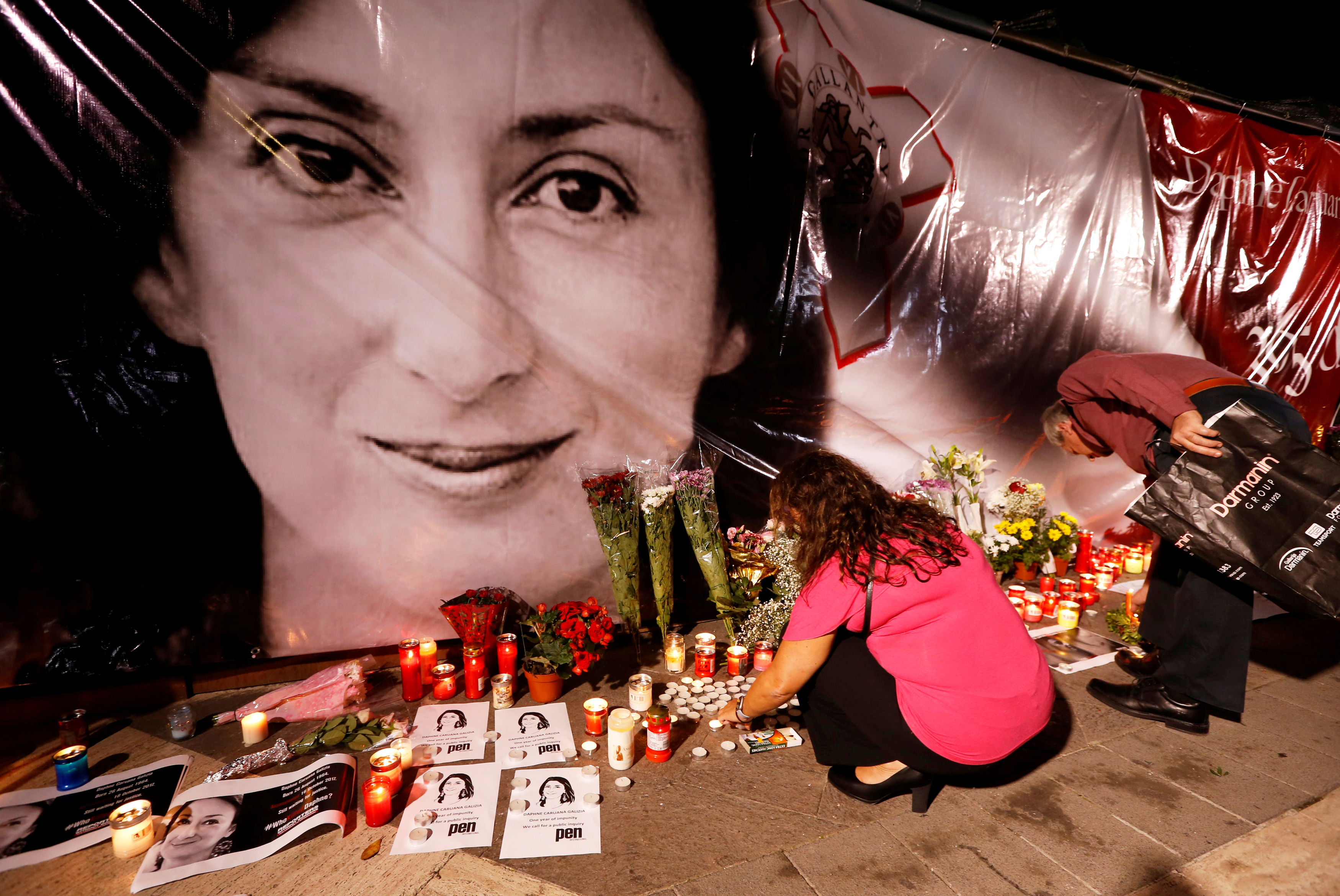 Památka na zavražděnou novinářku Daphne Galiziu