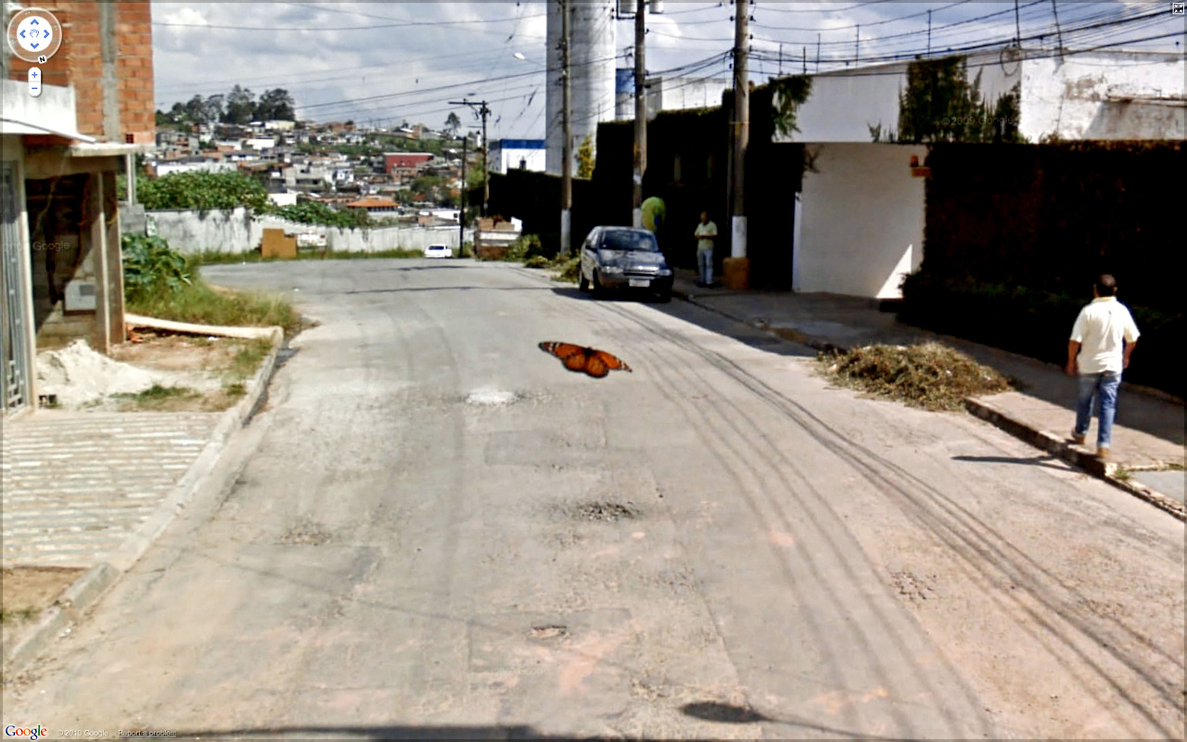 Street View zobrazuje naši zkušenost s moderním světem.“ (Fotografie z cyklu Nine Eyes internetového umělce Jona Rafmana)