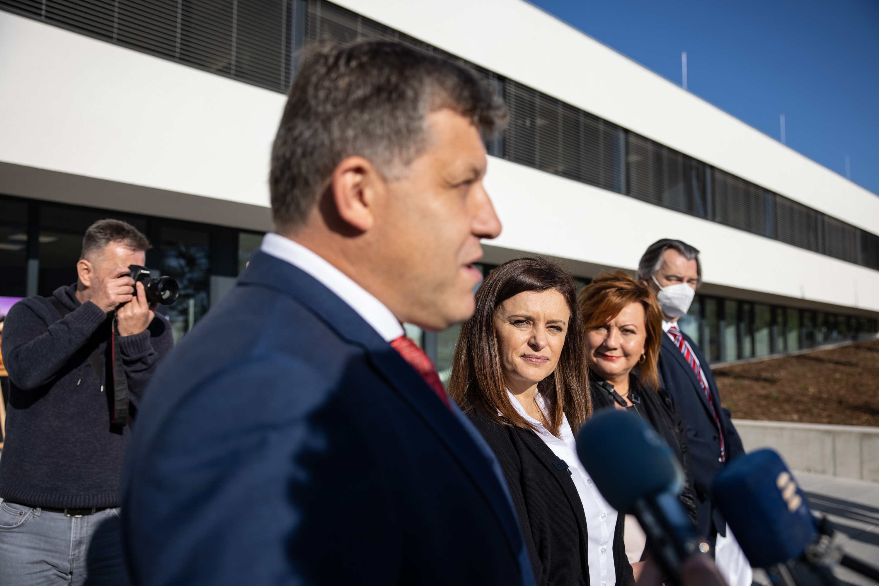 Otevření nového rehabilitačního pavilonu nemocnice v Benešově.