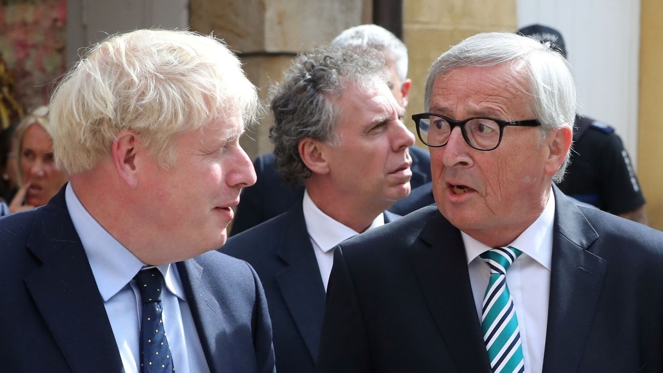 Boris Johnson a Jean-Claude Juncker