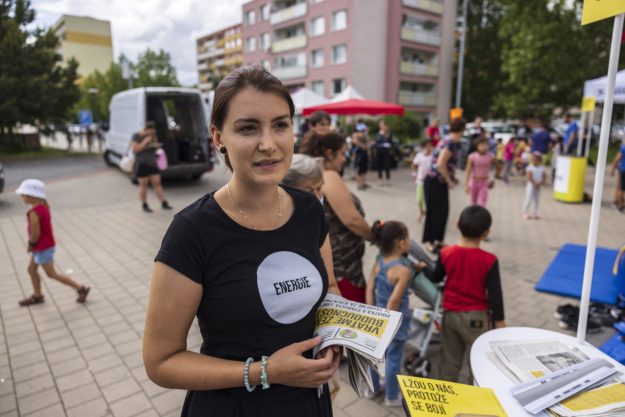 Pořádná kampaň teprve přijde, ujišťují Piráti. (Klára Kocmanová, pirátská lídryně ve Středočeském kraji)