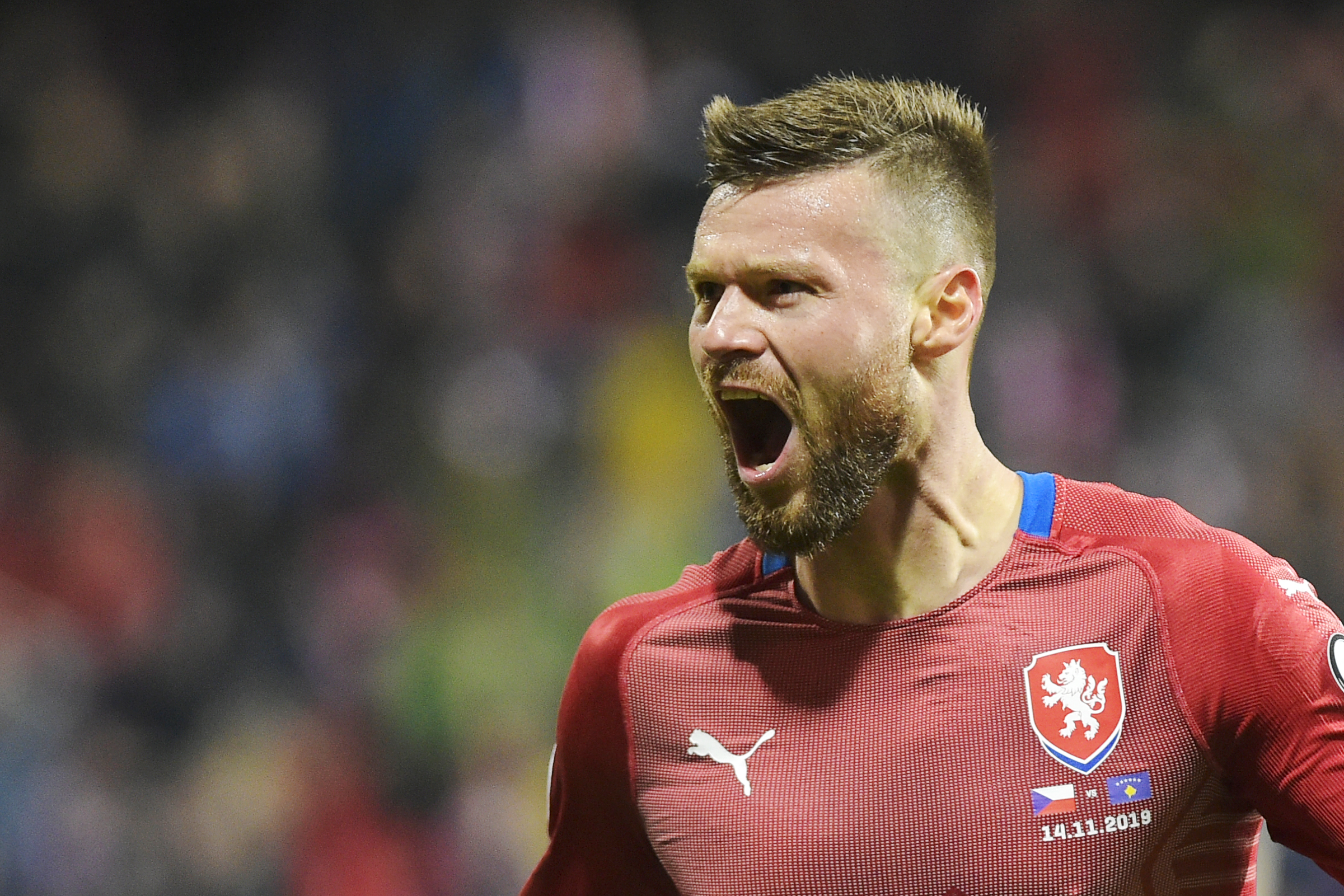 Utkání skupiny A kvalifikace fotbalového mistrovství Evropy 2020: ČR - Kosovo
