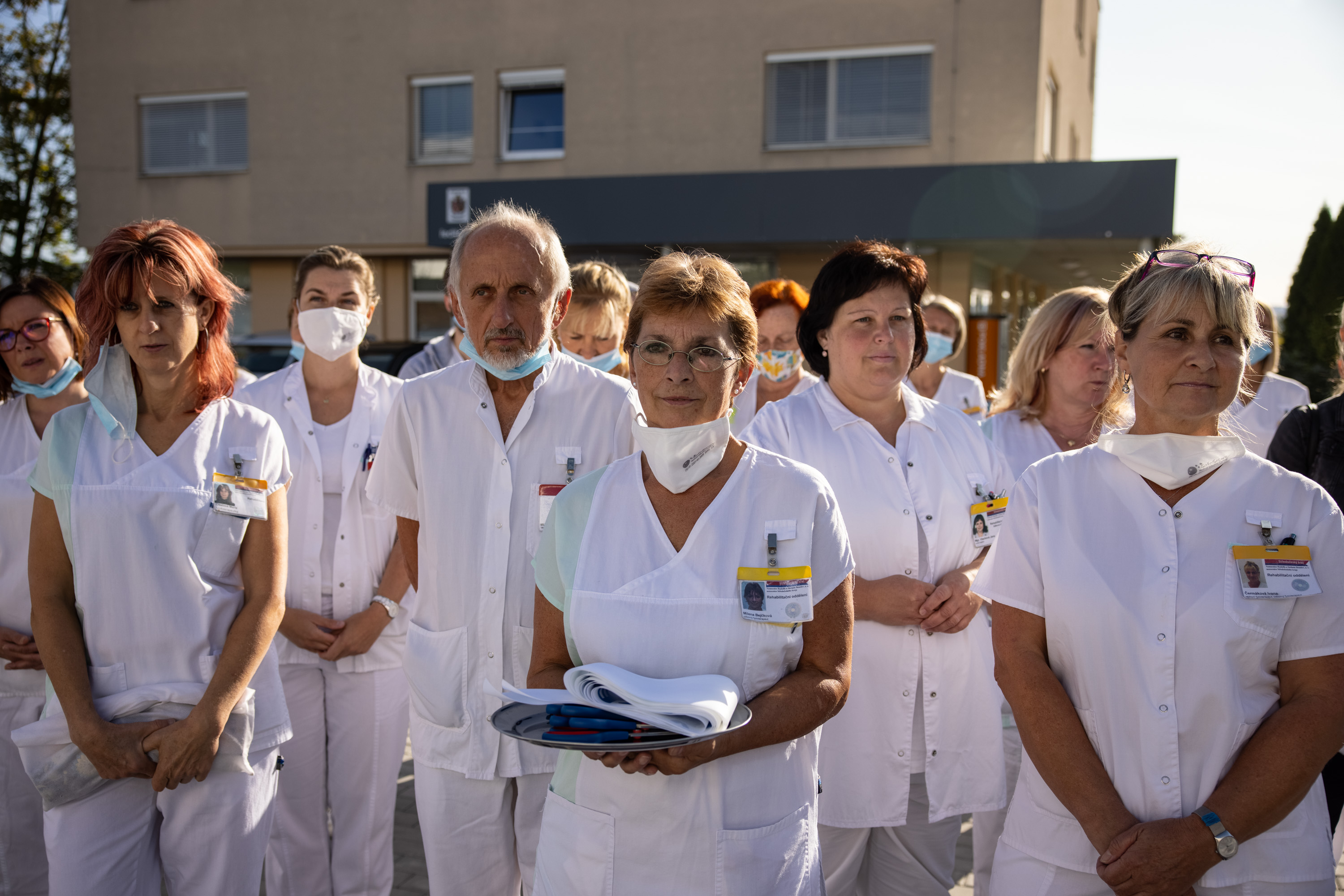 Otevření nového rehabilitačního pavilonu nemocnice v Benešově.